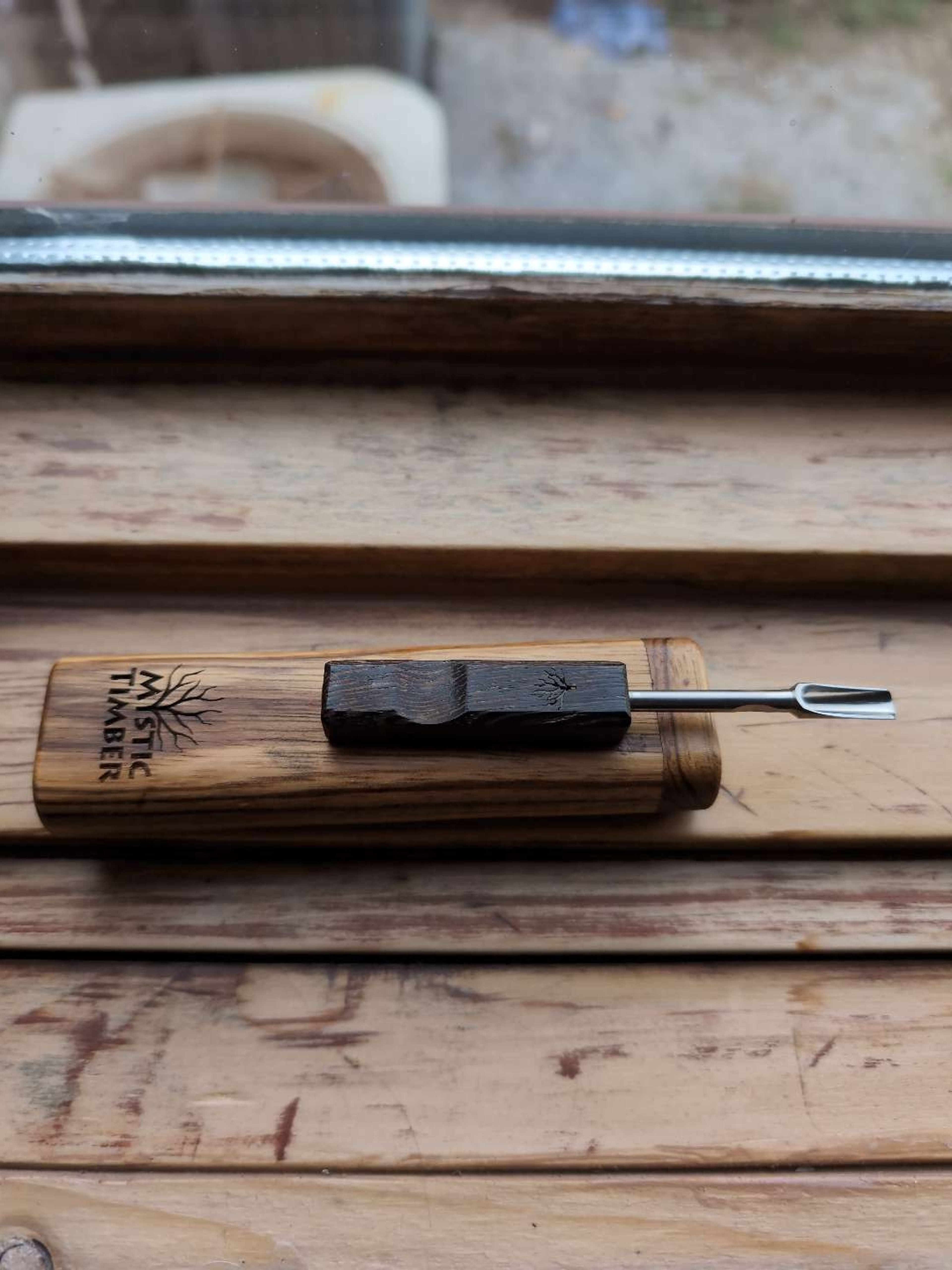 Preview pic of Mystic Timber Dab Scooper with Pocket Sheath