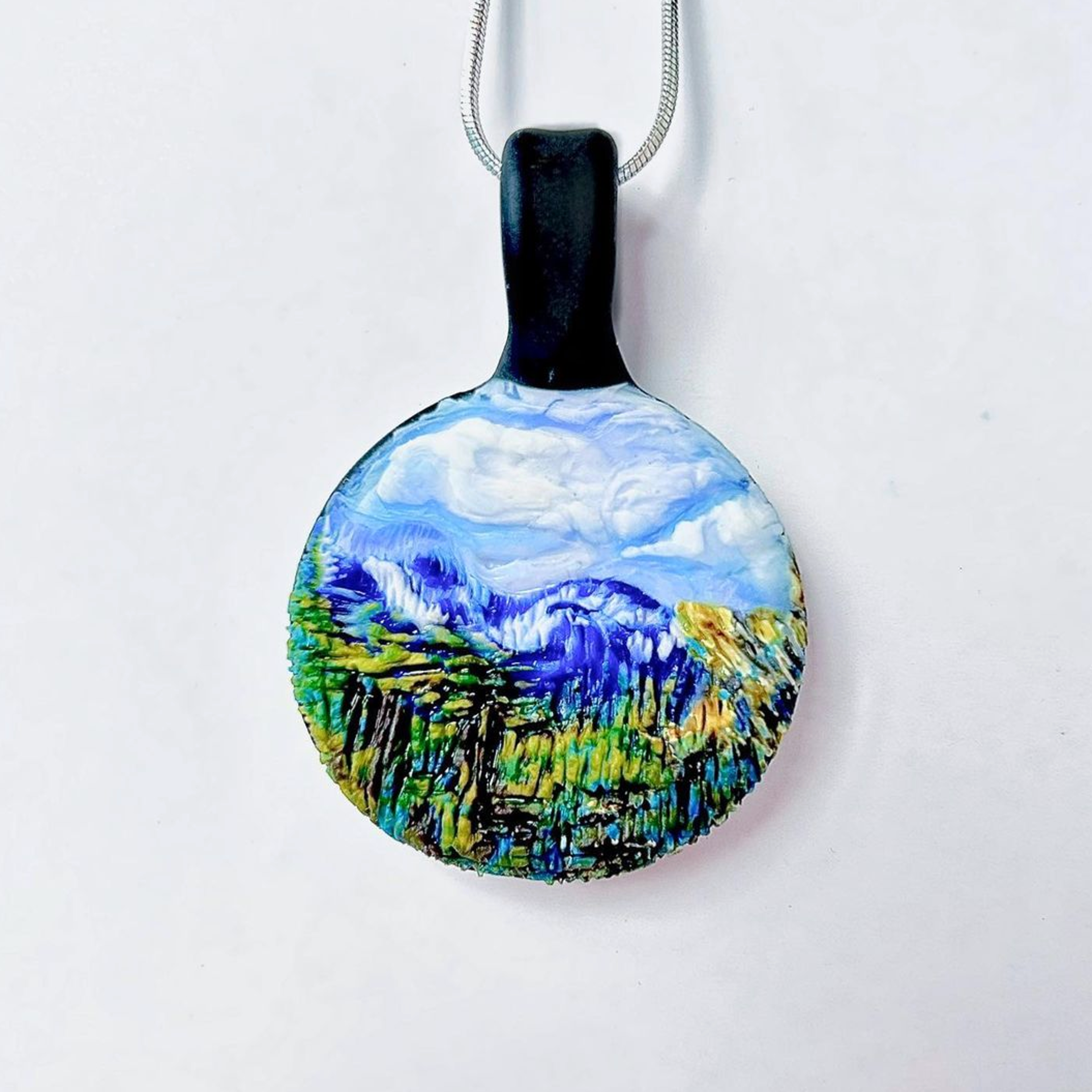 Preview pic of Hallie Cat "Buena Vista Landscape" Pendant