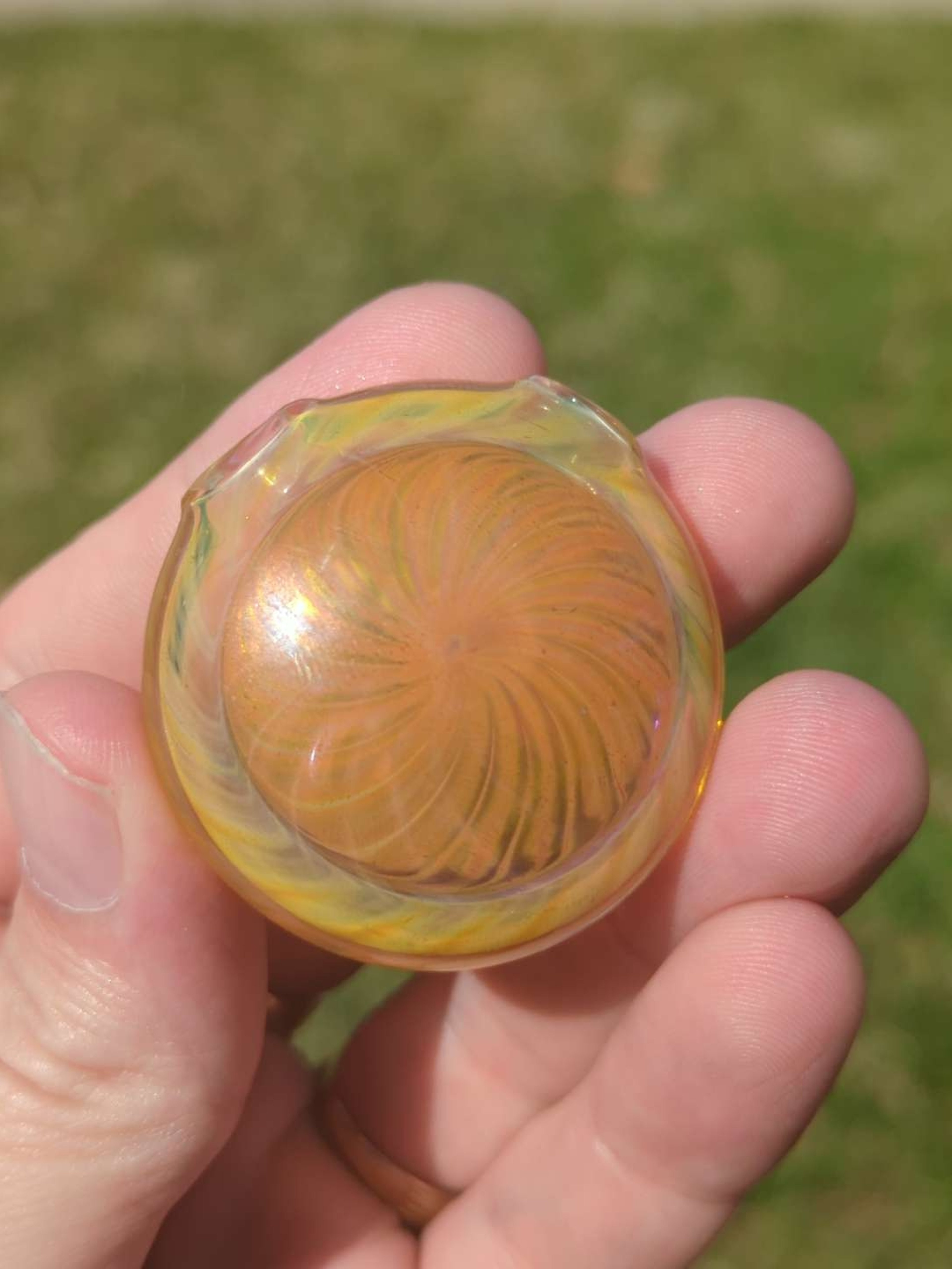 Preview pic of Fumed Pendant, artist unknown