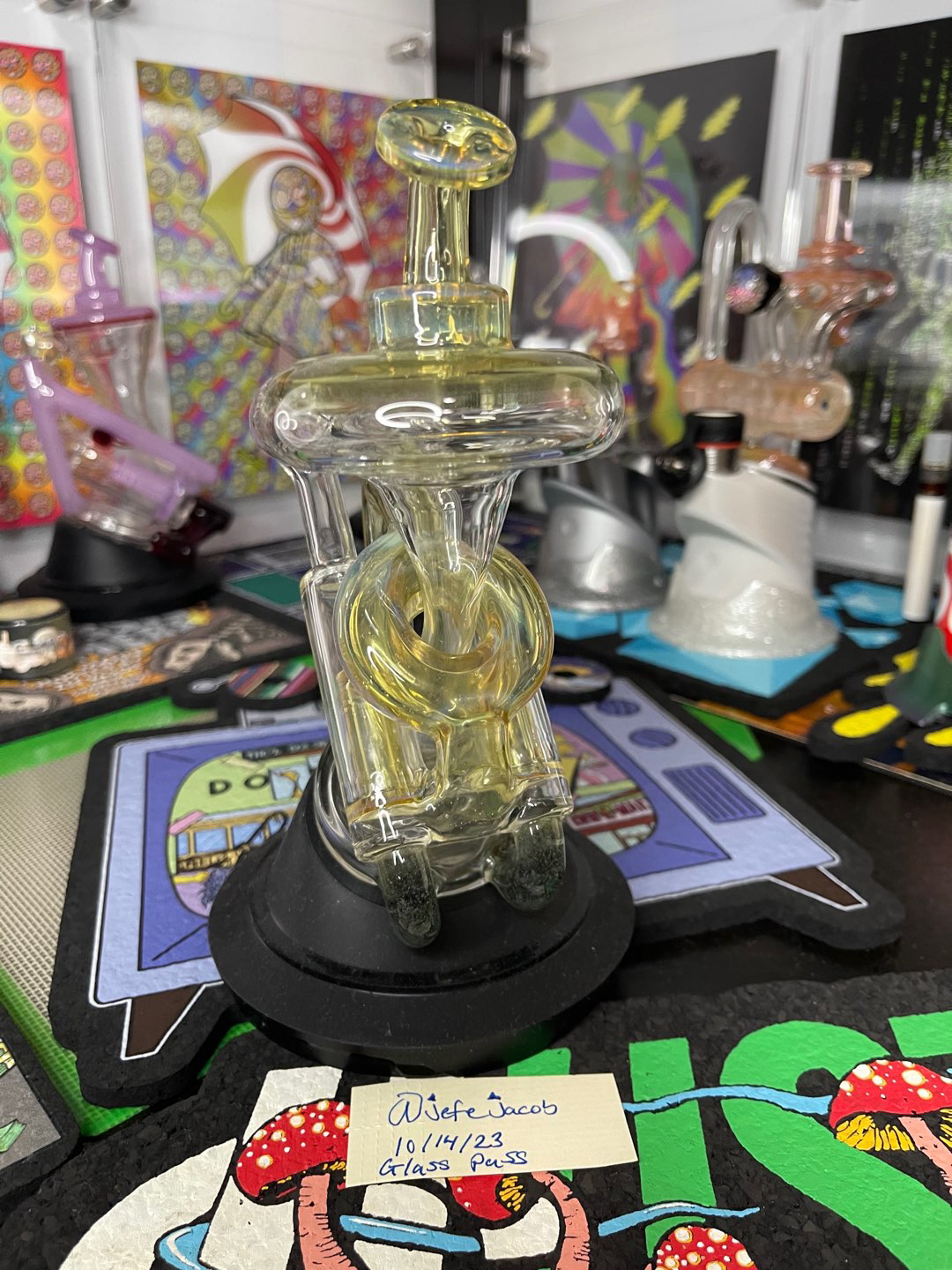 Preview pic of NIB GLASS DUAL PISTON RECYLER PUFFCO PEAK ATTATCHMENT
