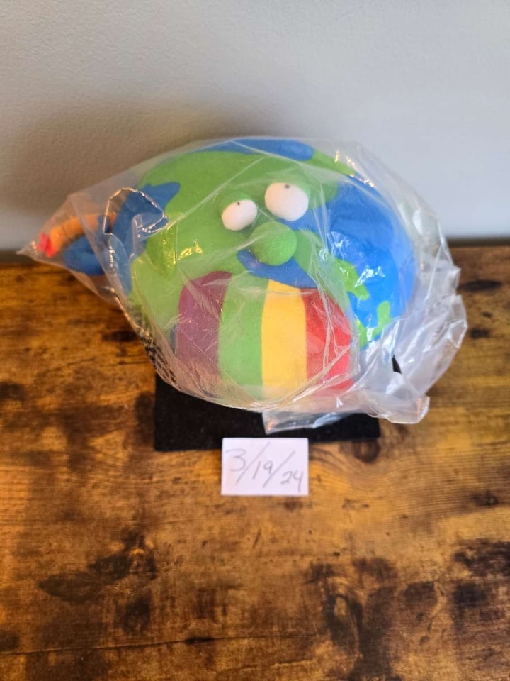 Gz1 Whatever Forever Puking Earth Plush *SEALED*