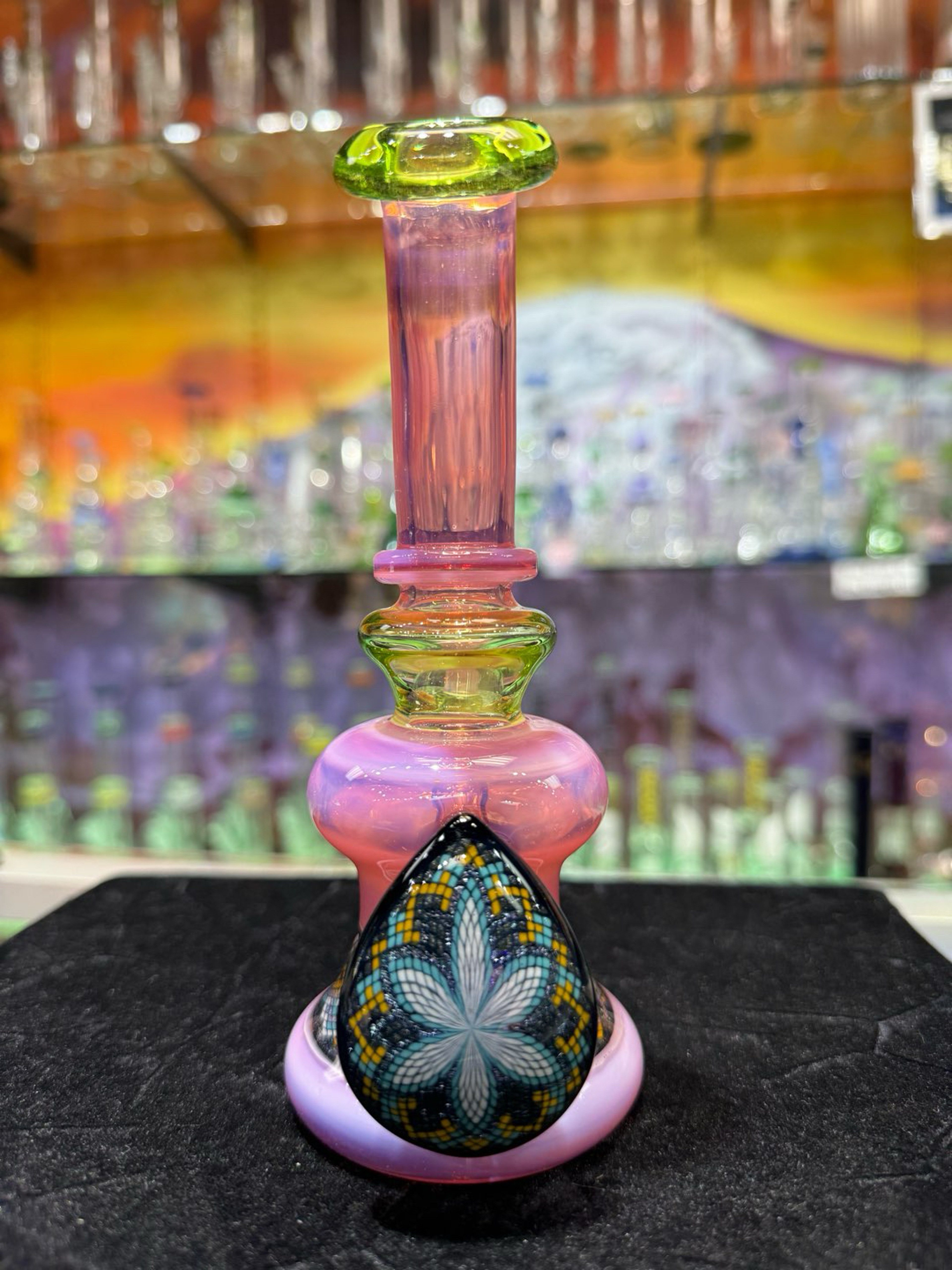 Preview pic of Pink and Green Fillacello Jammer from Vogel Glass