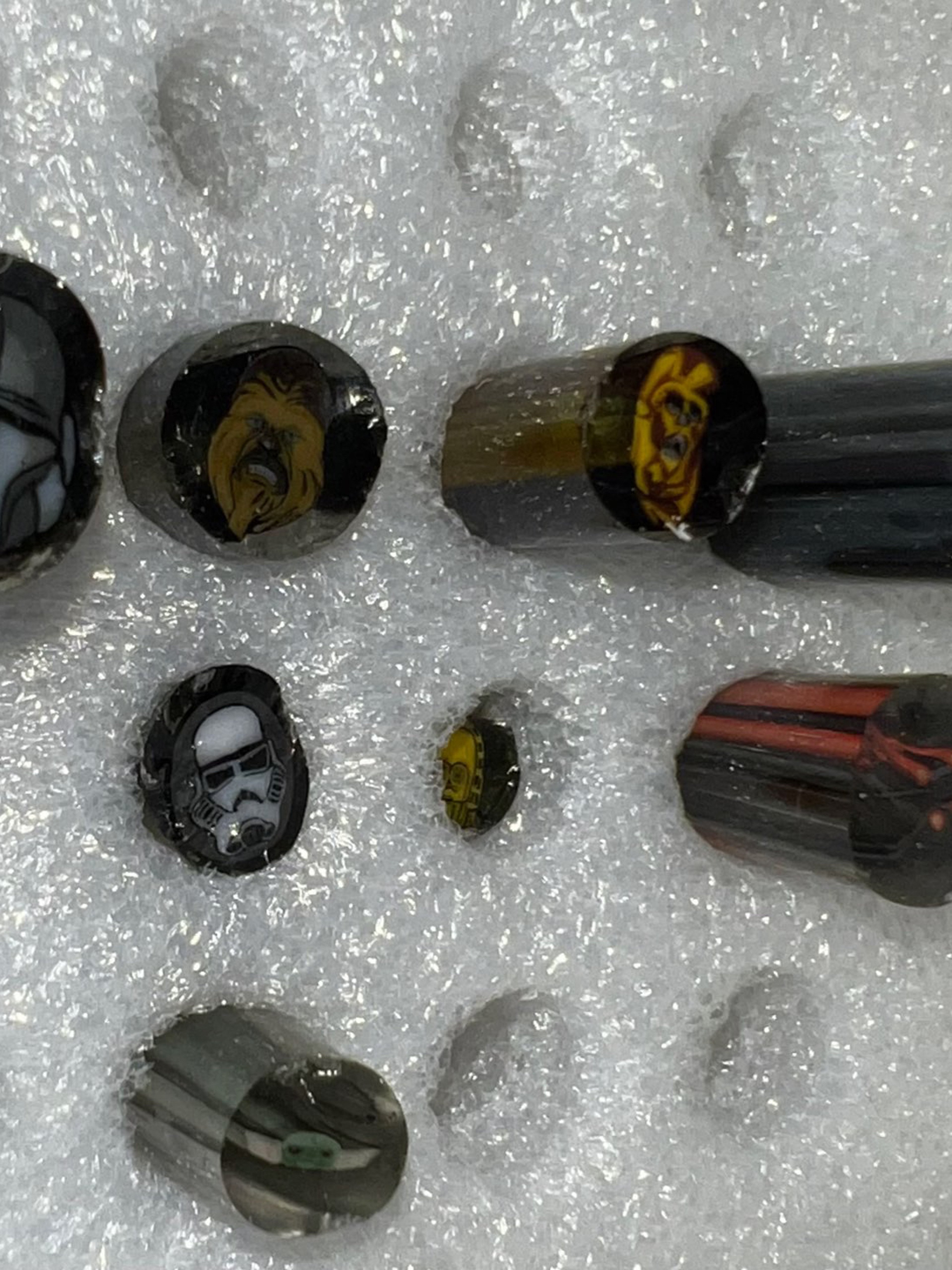 Preview pic of Borosillicate Star Wars Millefiori Cane 47 Gram