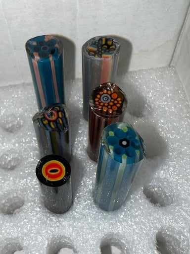 Preview pic of Borosillicate Cluster Millefiori Cane 53.5 Gram