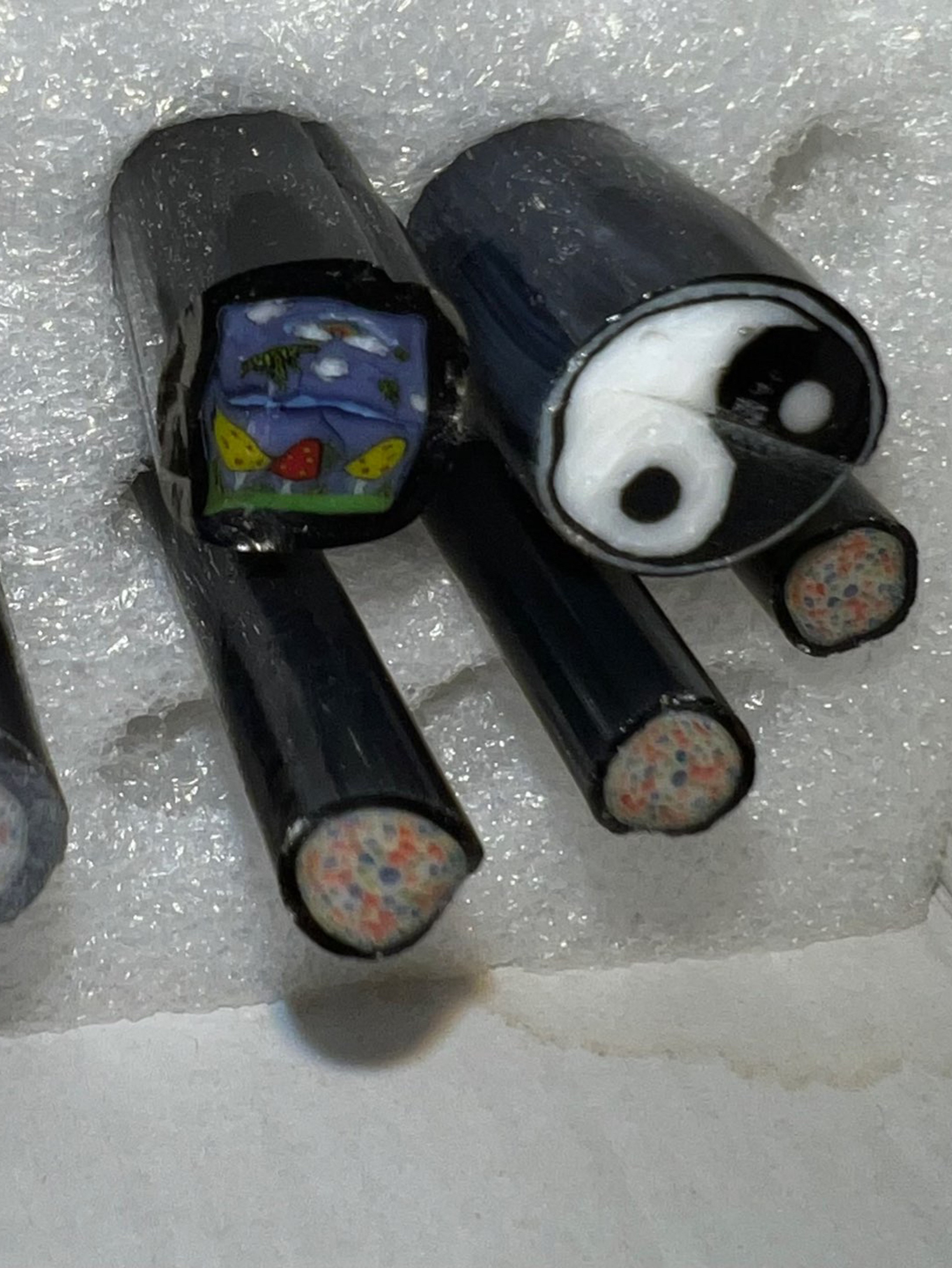 Preview pic of Borosillicate random Millefiori Cane 36 Gram