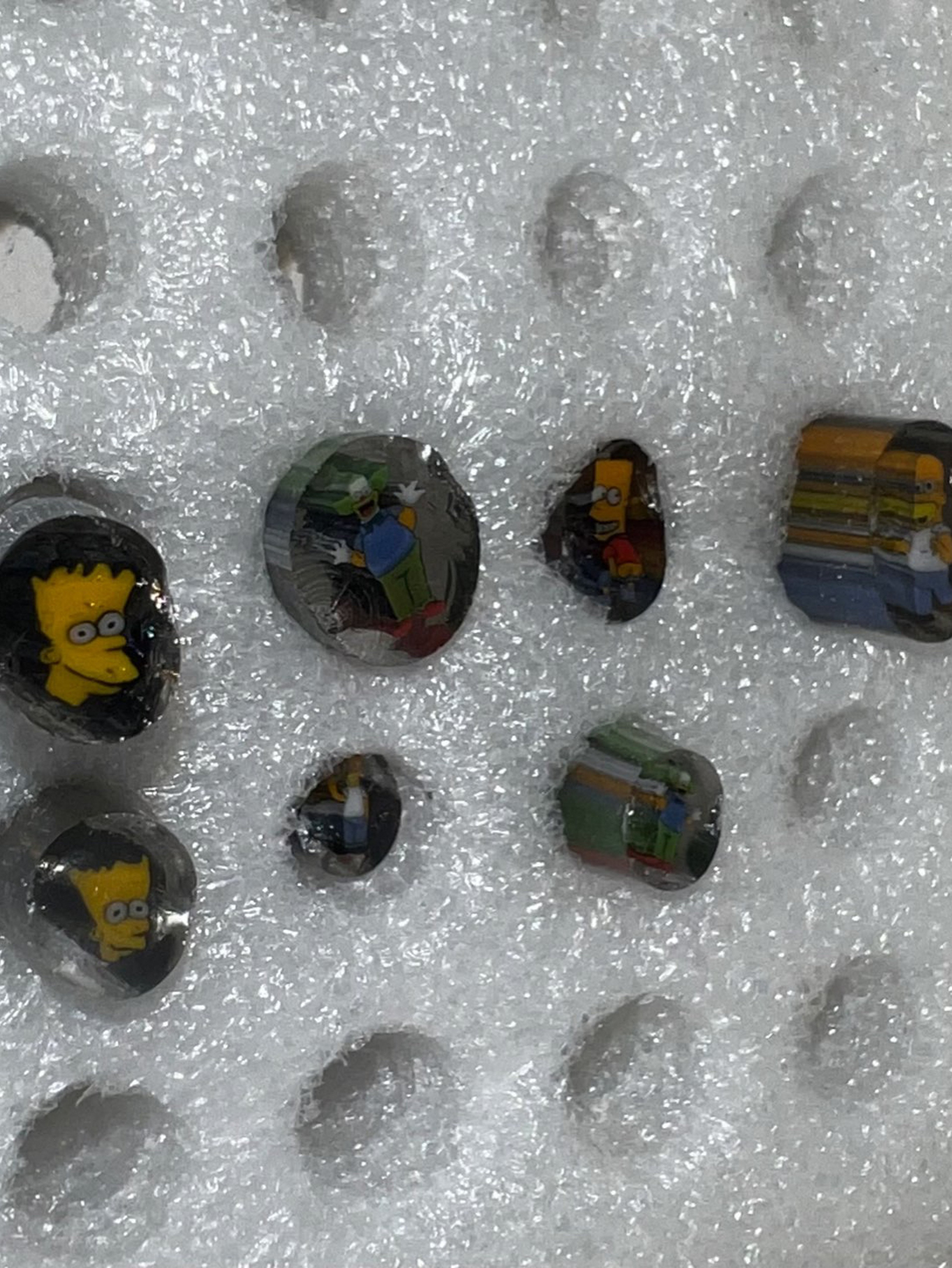 Preview pic of Borosillicate Simpsons Millefiori Cane 23 Grams