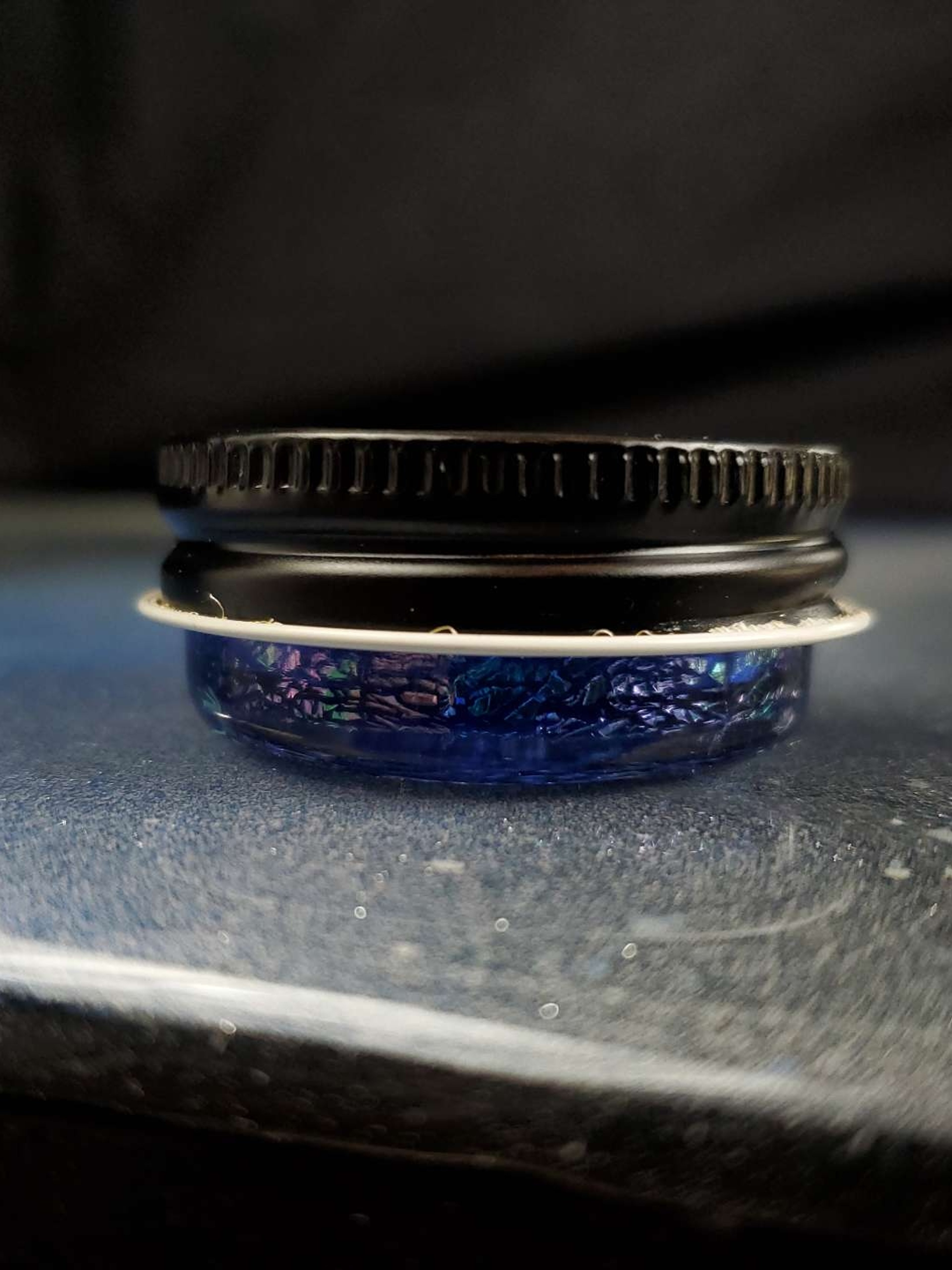 Preview pic of Rainbow dichro cobalt jar