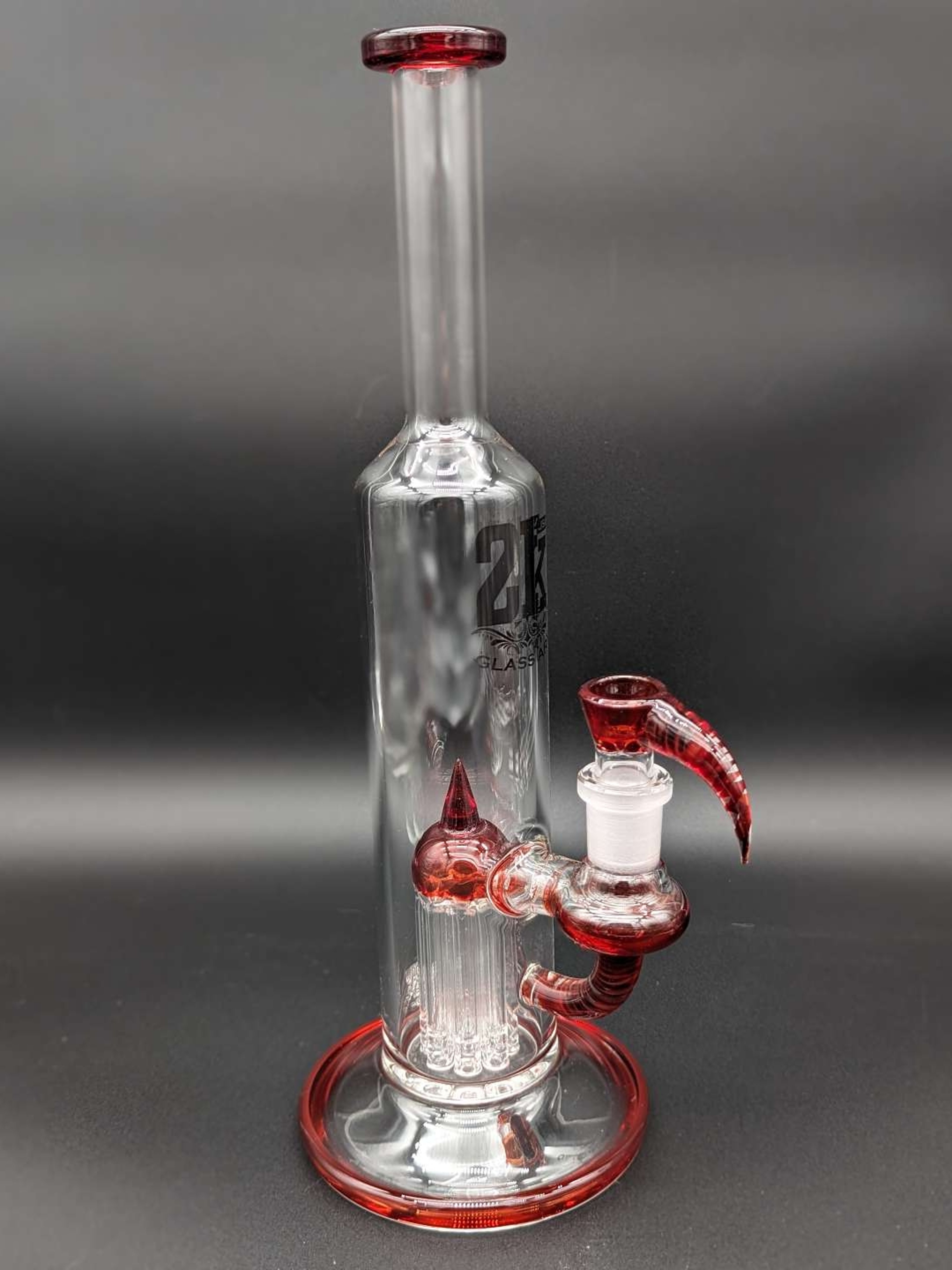 2k Glass Wide Base Tree Perc Tube image 0