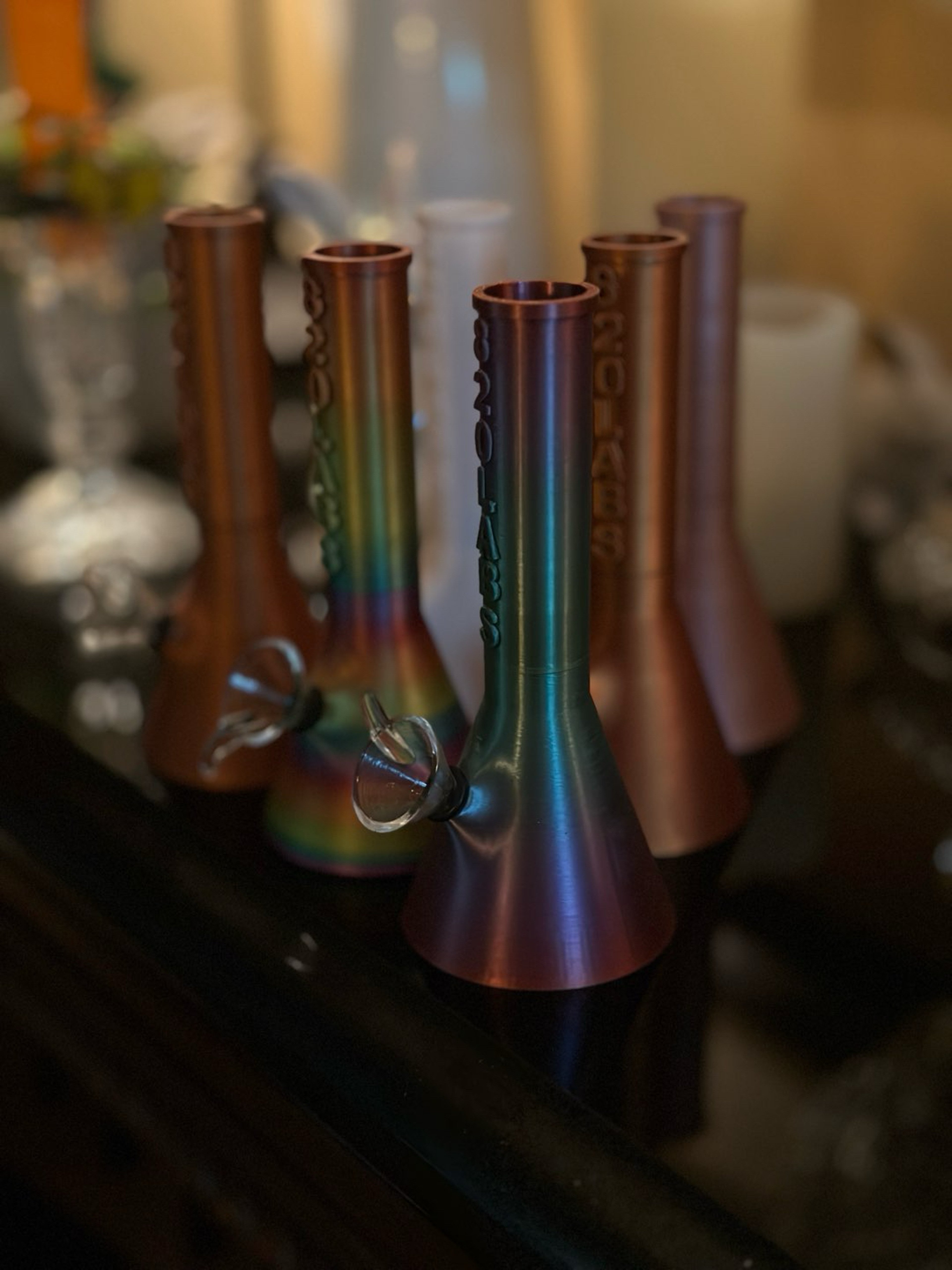 Preview pic of 6” 3D printed Beaker Bongs