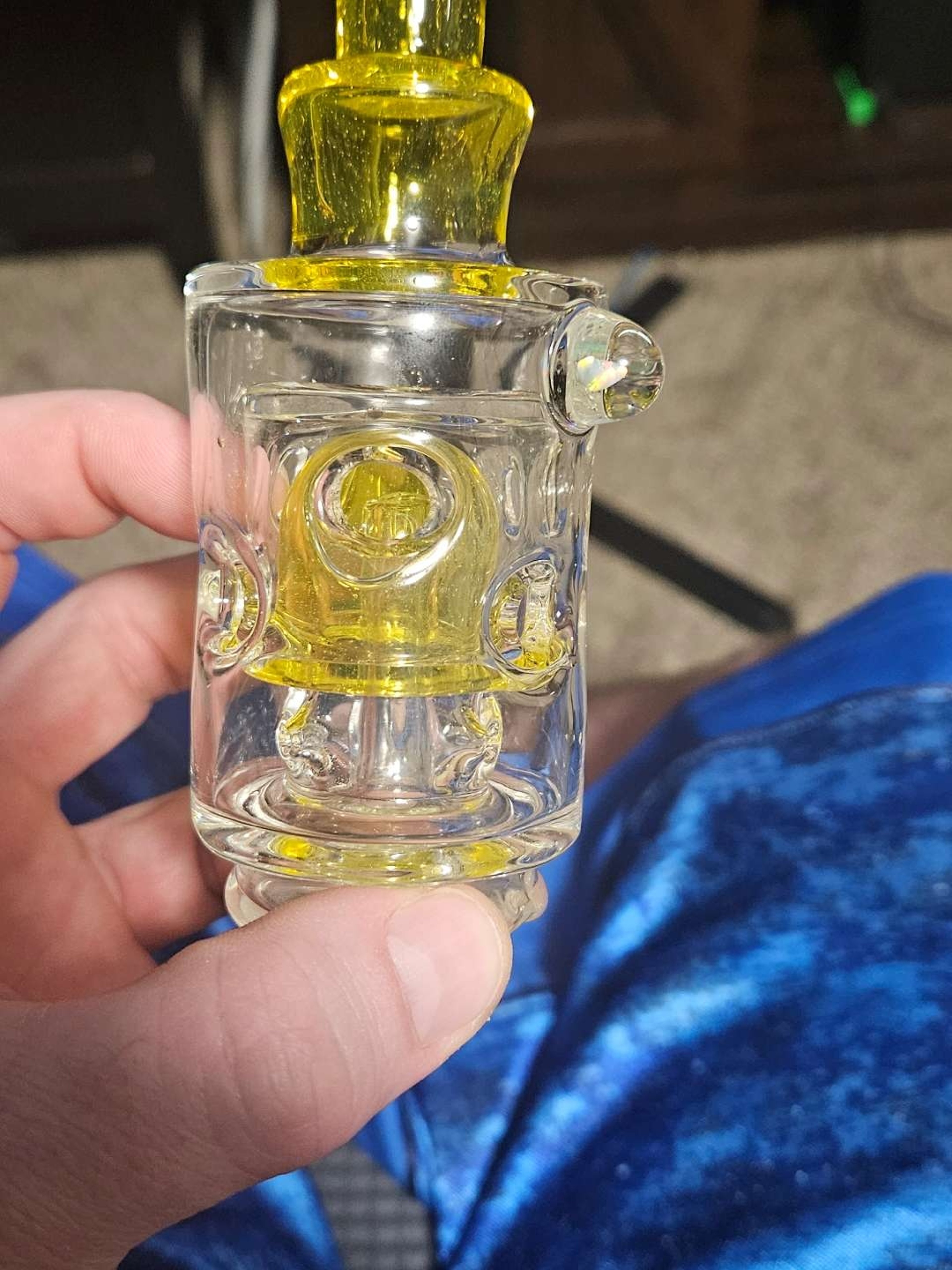 Preview pic of Puffco peak straight fab terps attachment with opal