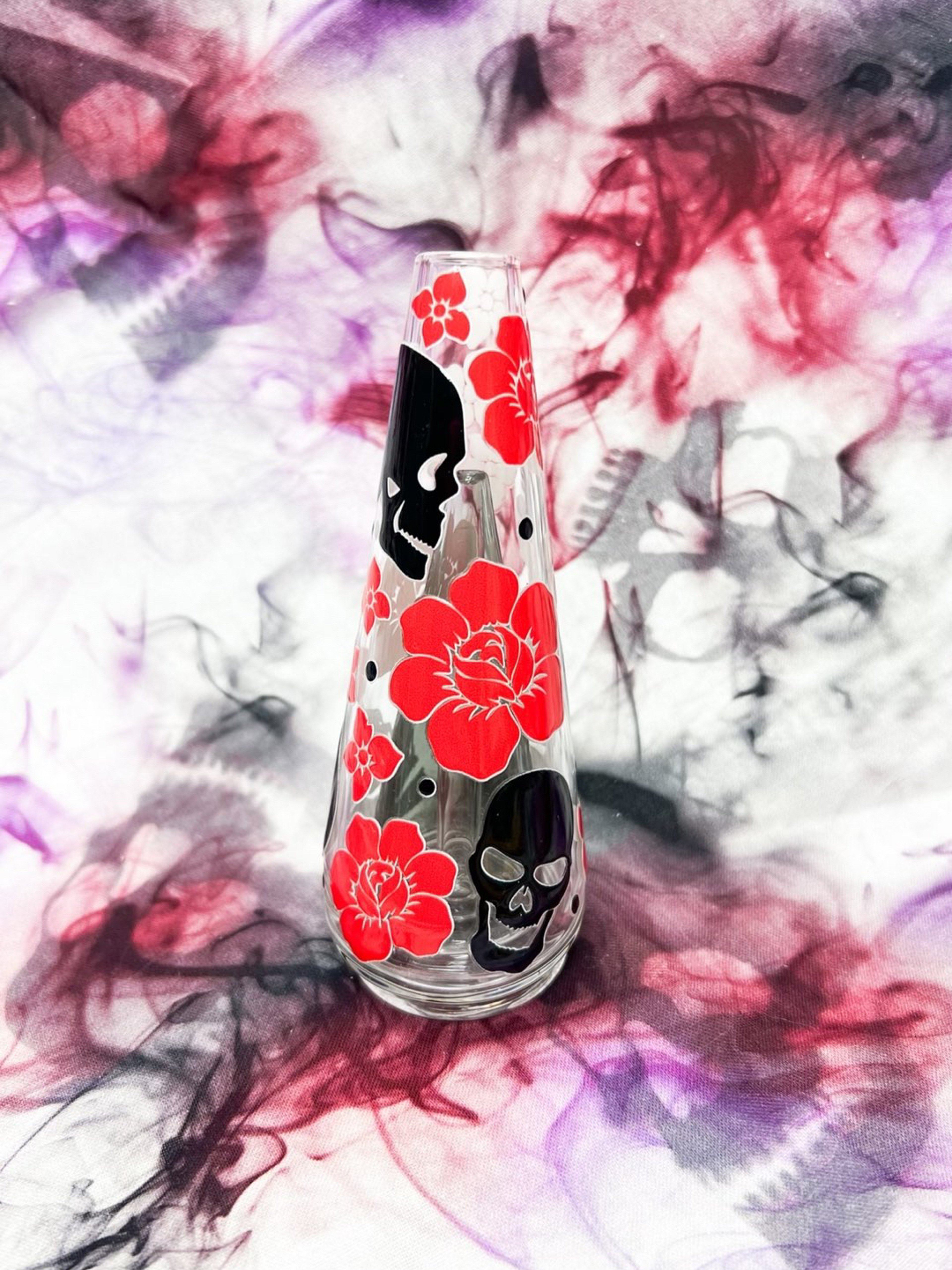 Preview pic of Skull & Roses Puffco Glass Replacement