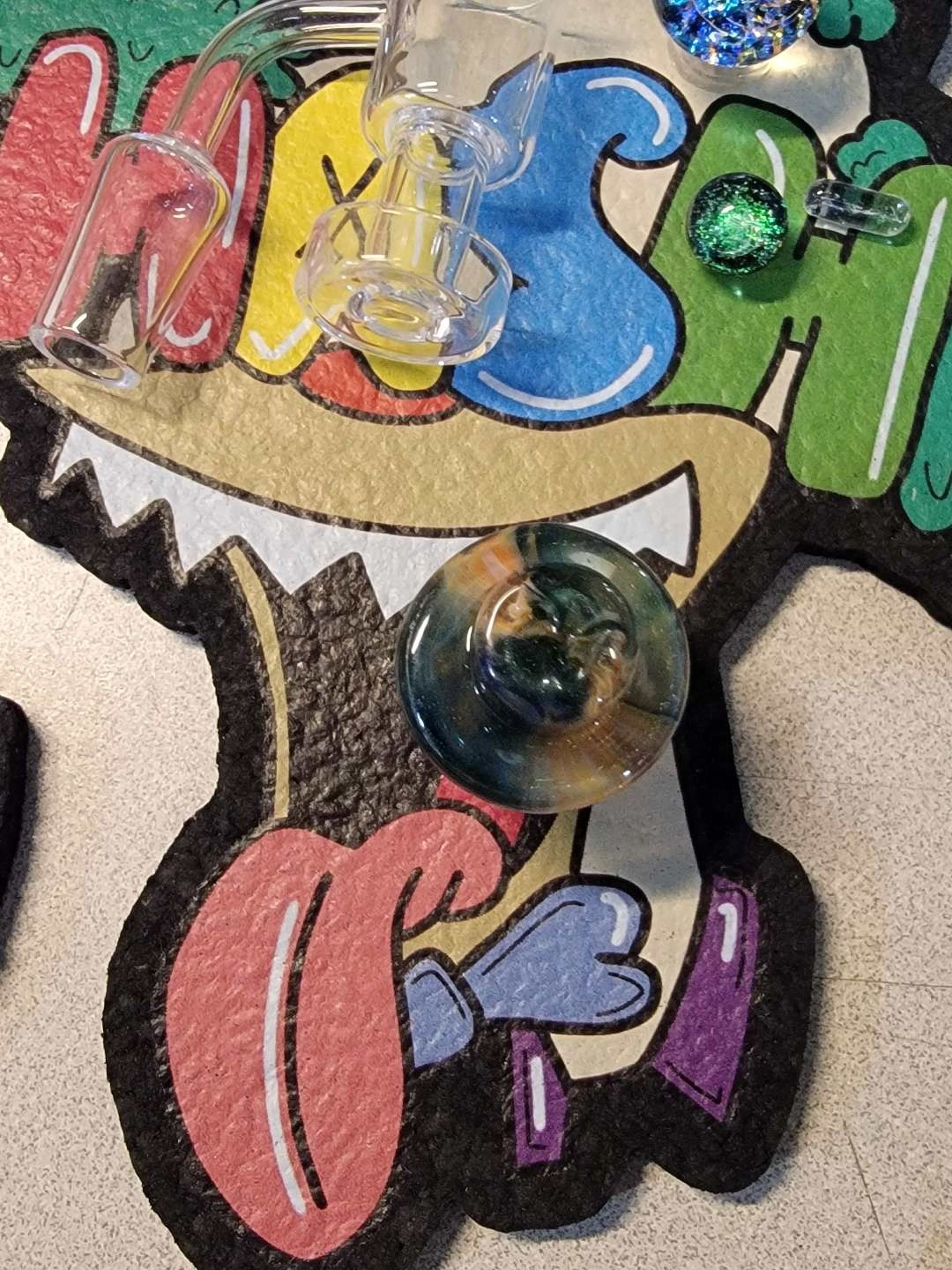 Preview pic of Banger / Marble / Pearls / Cap - Set