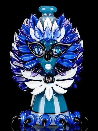 Preview pic of Lace Face Blue Jay Recycler (#2 of the Bird Series)