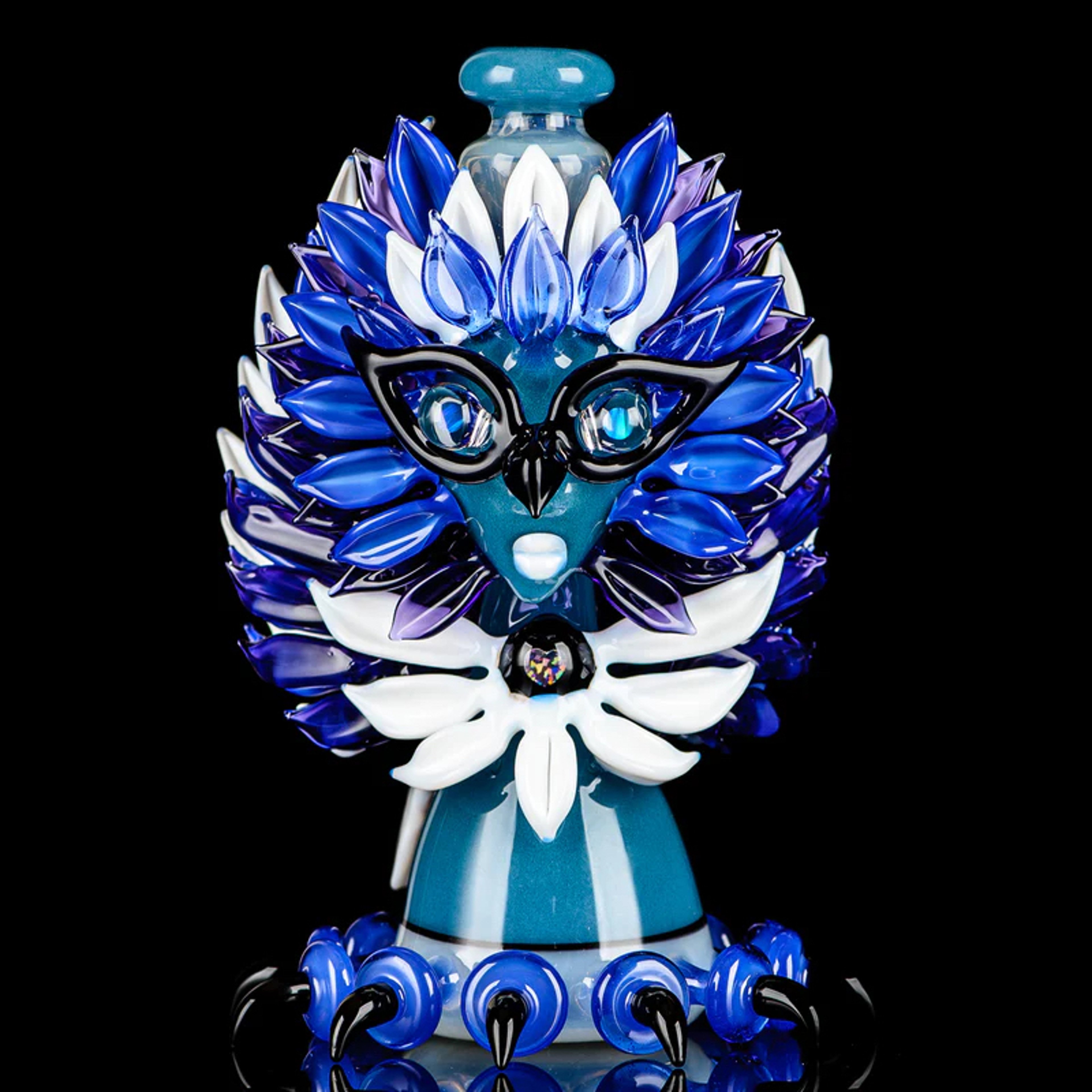 Preview pic of Lace Face Blue Jay Recycler (#2 of the Bird Series)