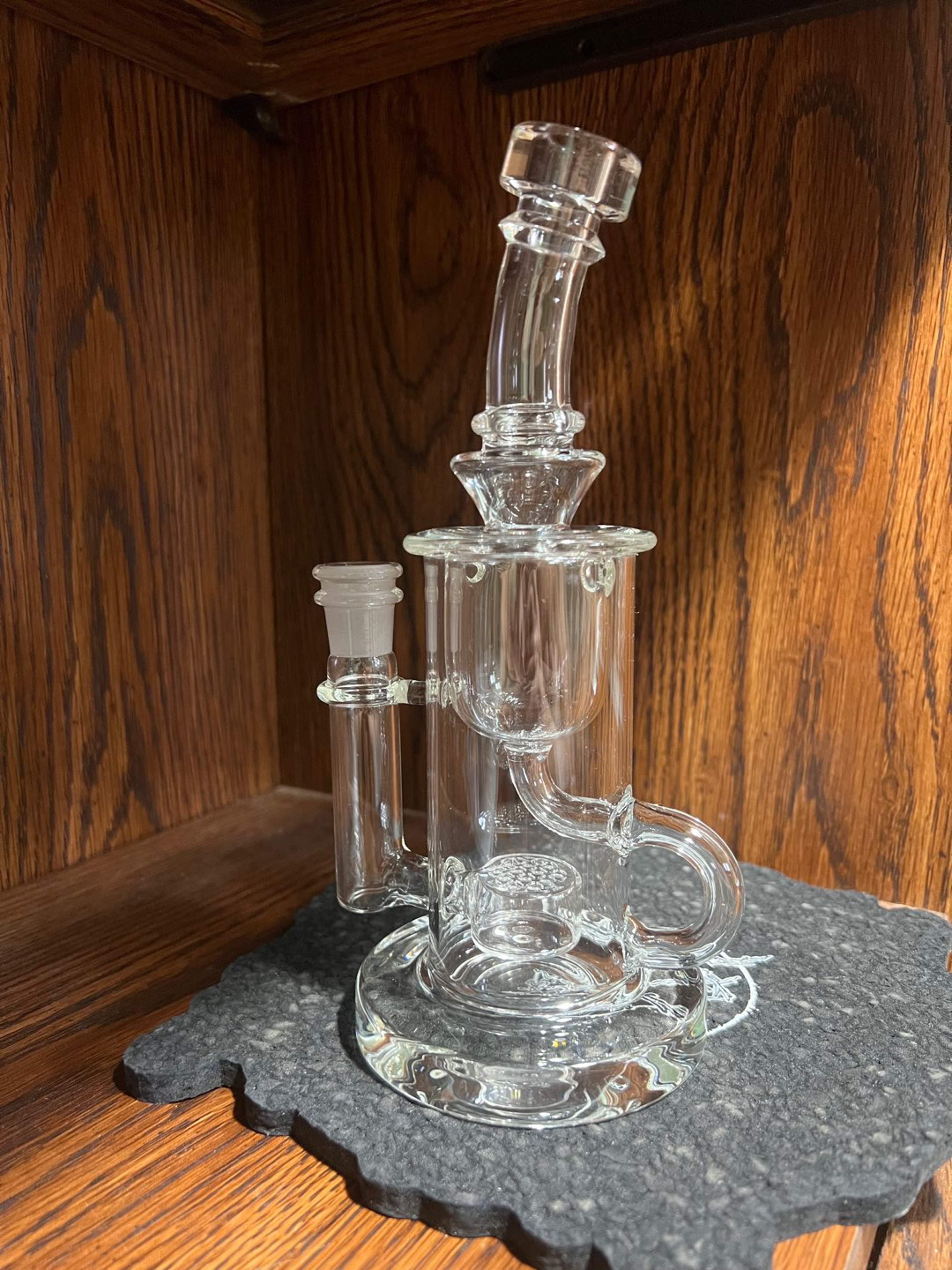 Preview pic of Greek glass Klein w seed of life perc