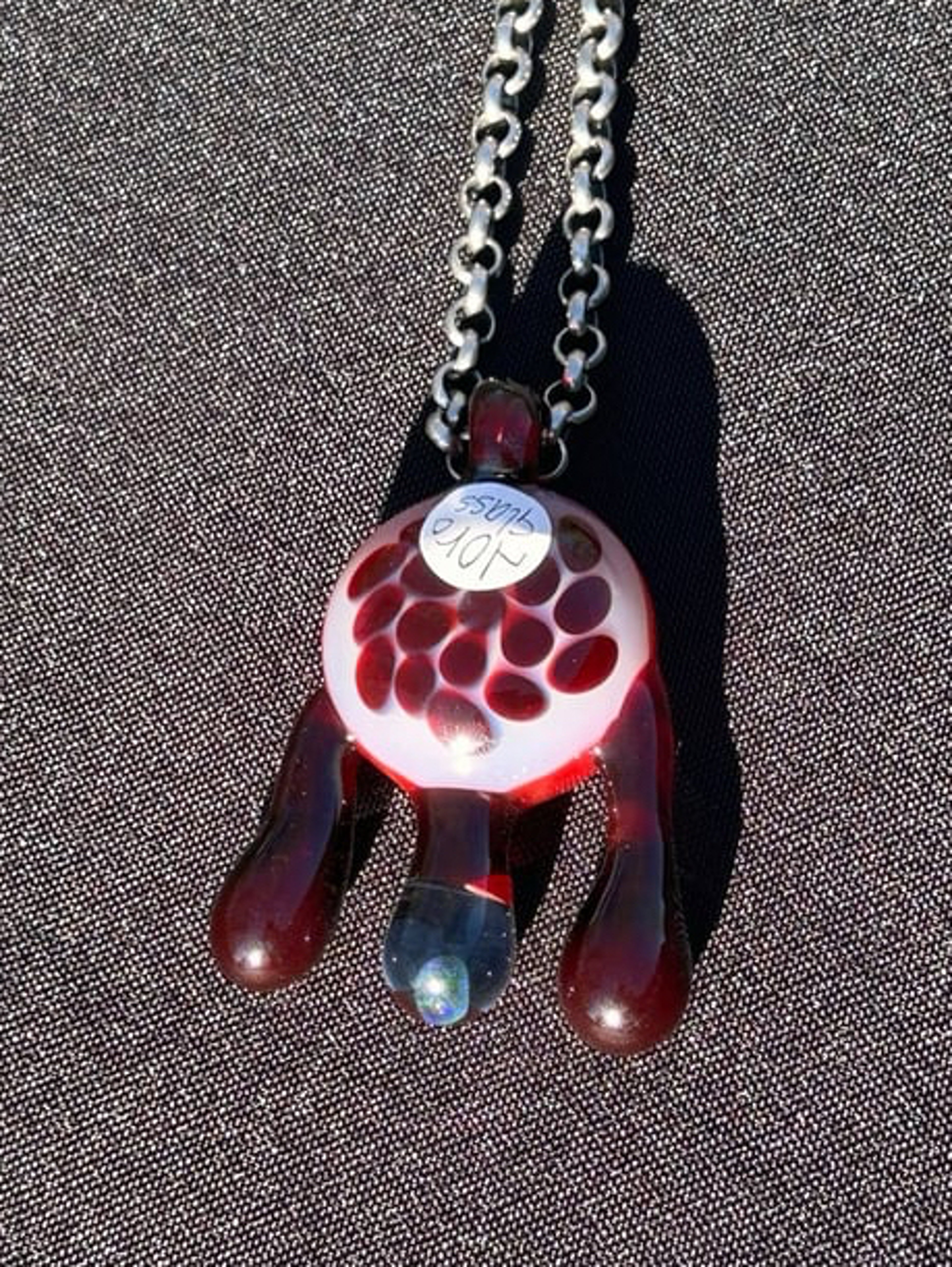 Preview pic of Noro Glass Drippy Opal Pendant