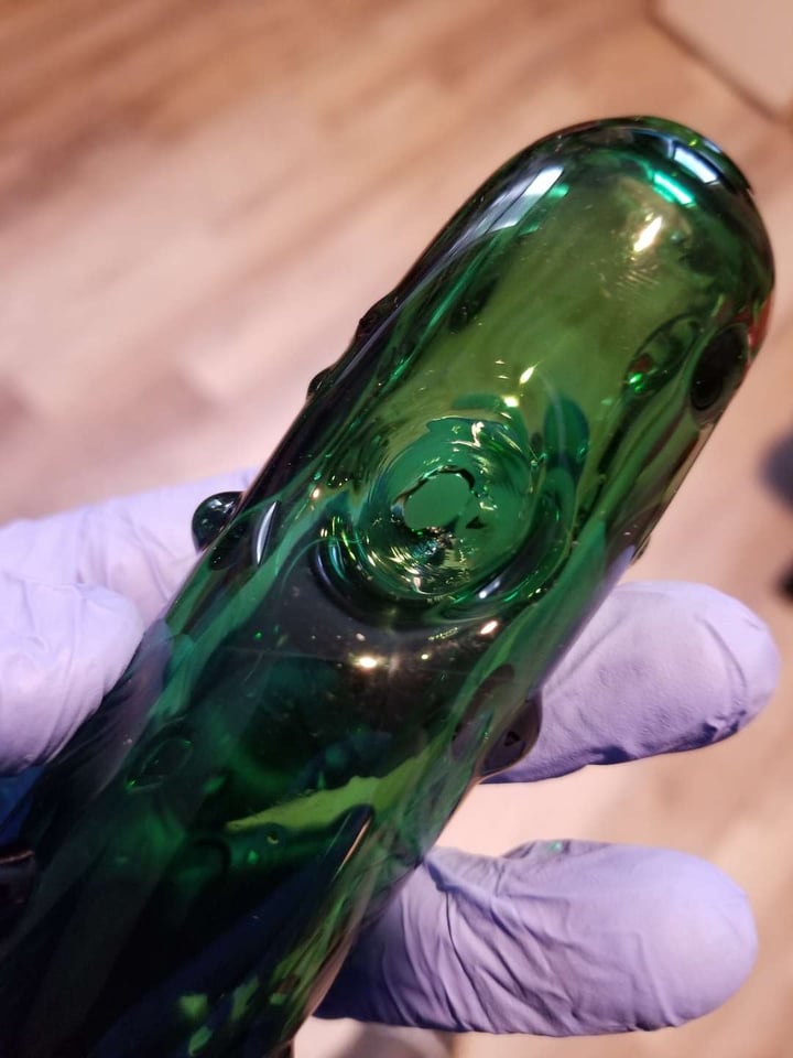 Pickle Rick by Crooks glass Image 4
