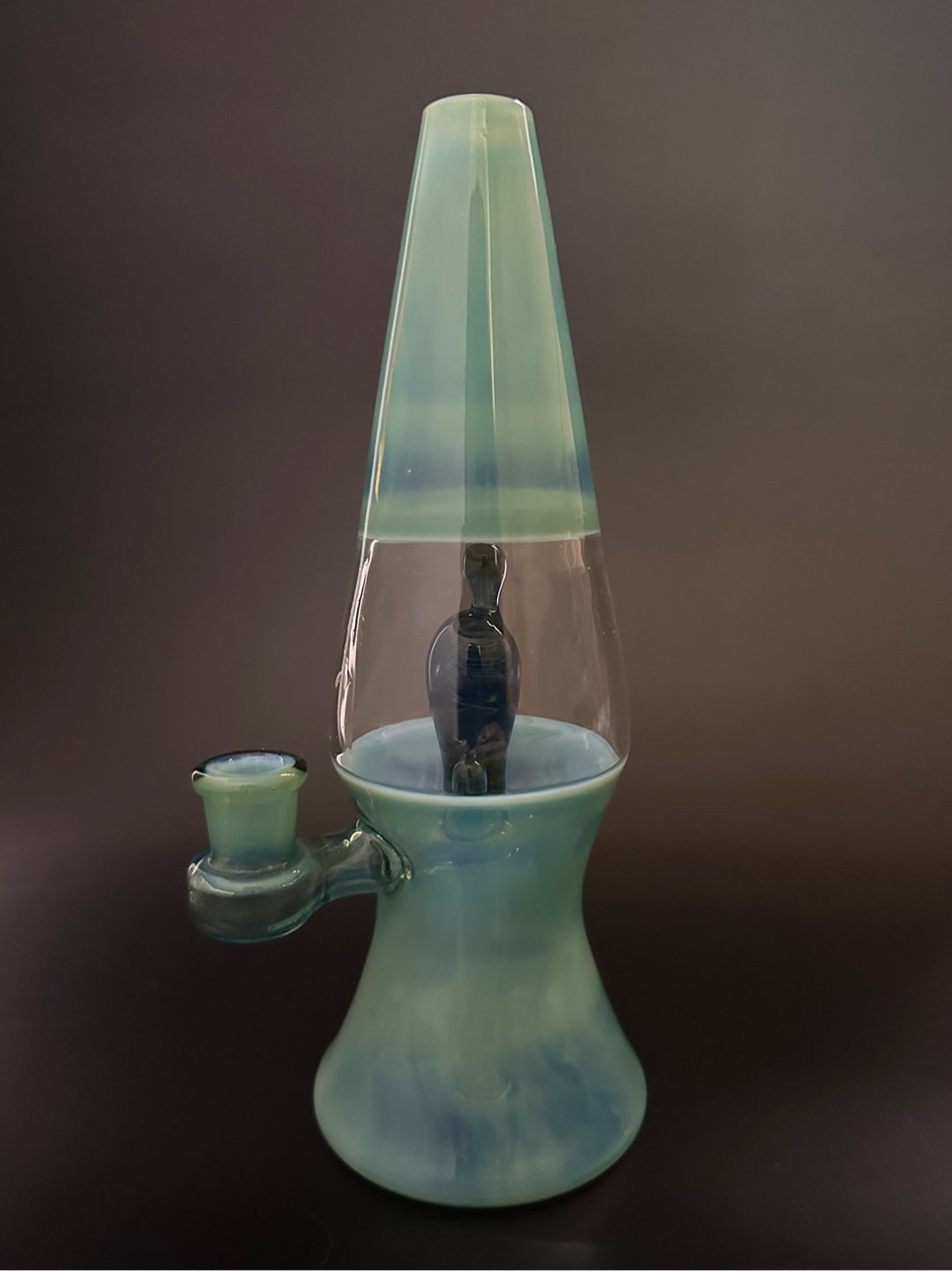 Preview pic of Jayson W glass Lava lamp