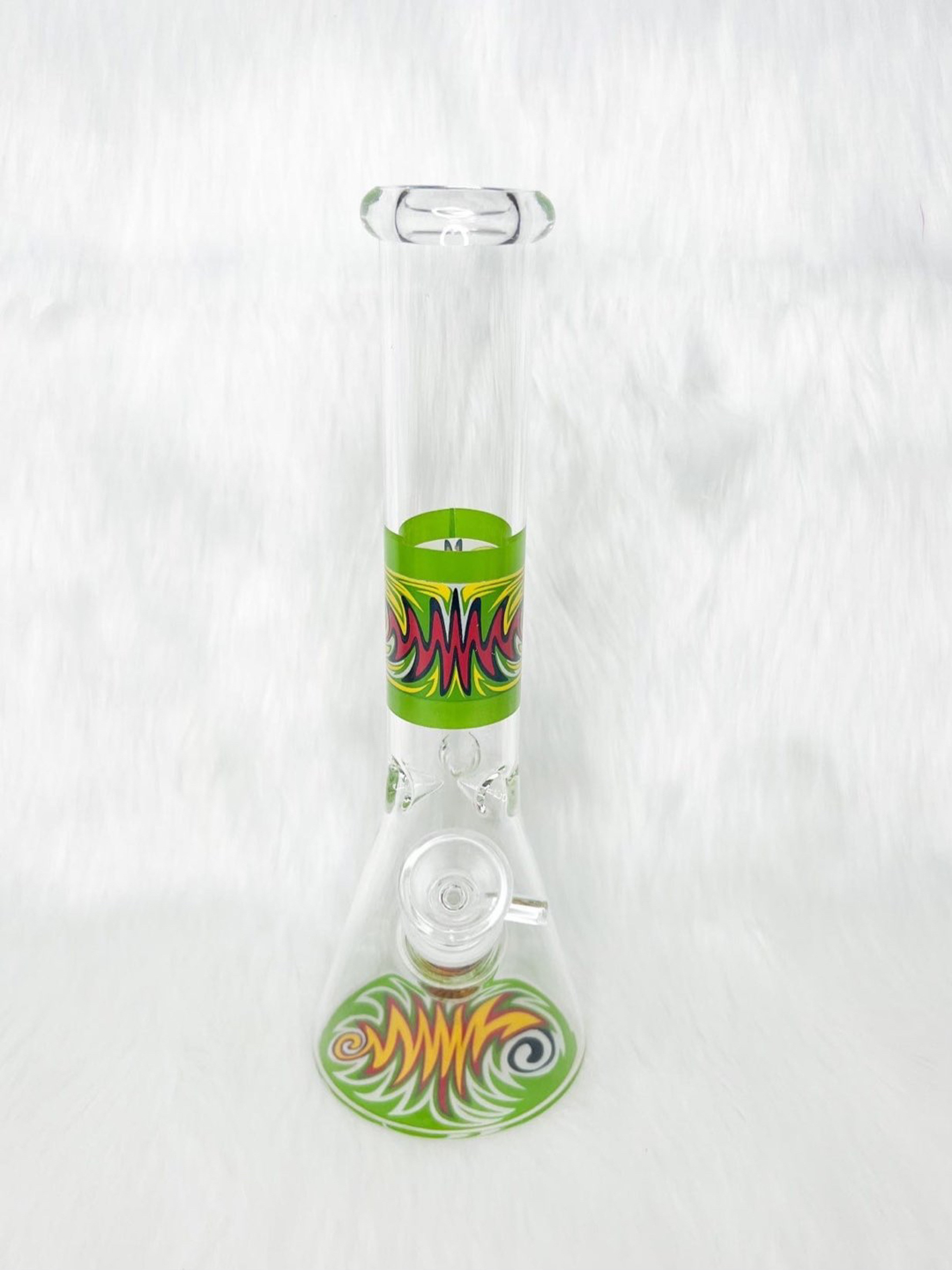 Preview pic of Green Wig Wag 10in Beaker