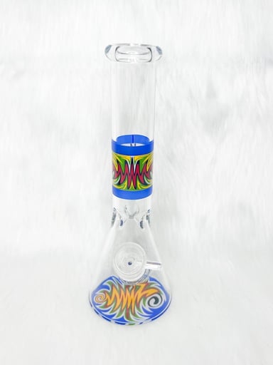 Preview pic of Blue Wig Wag 10in Beaker