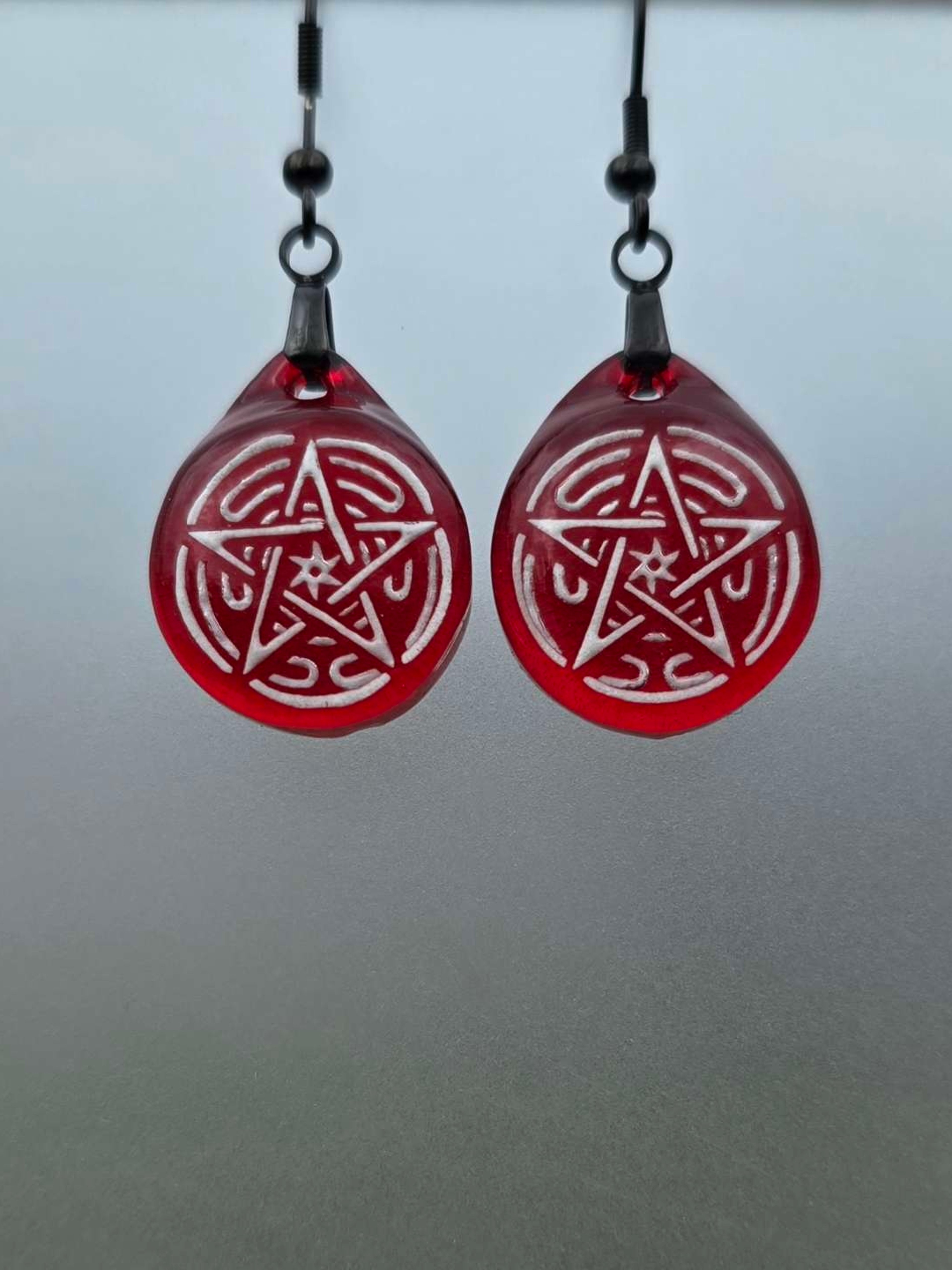 Preview pic of Hecate Glow/UV Earrings