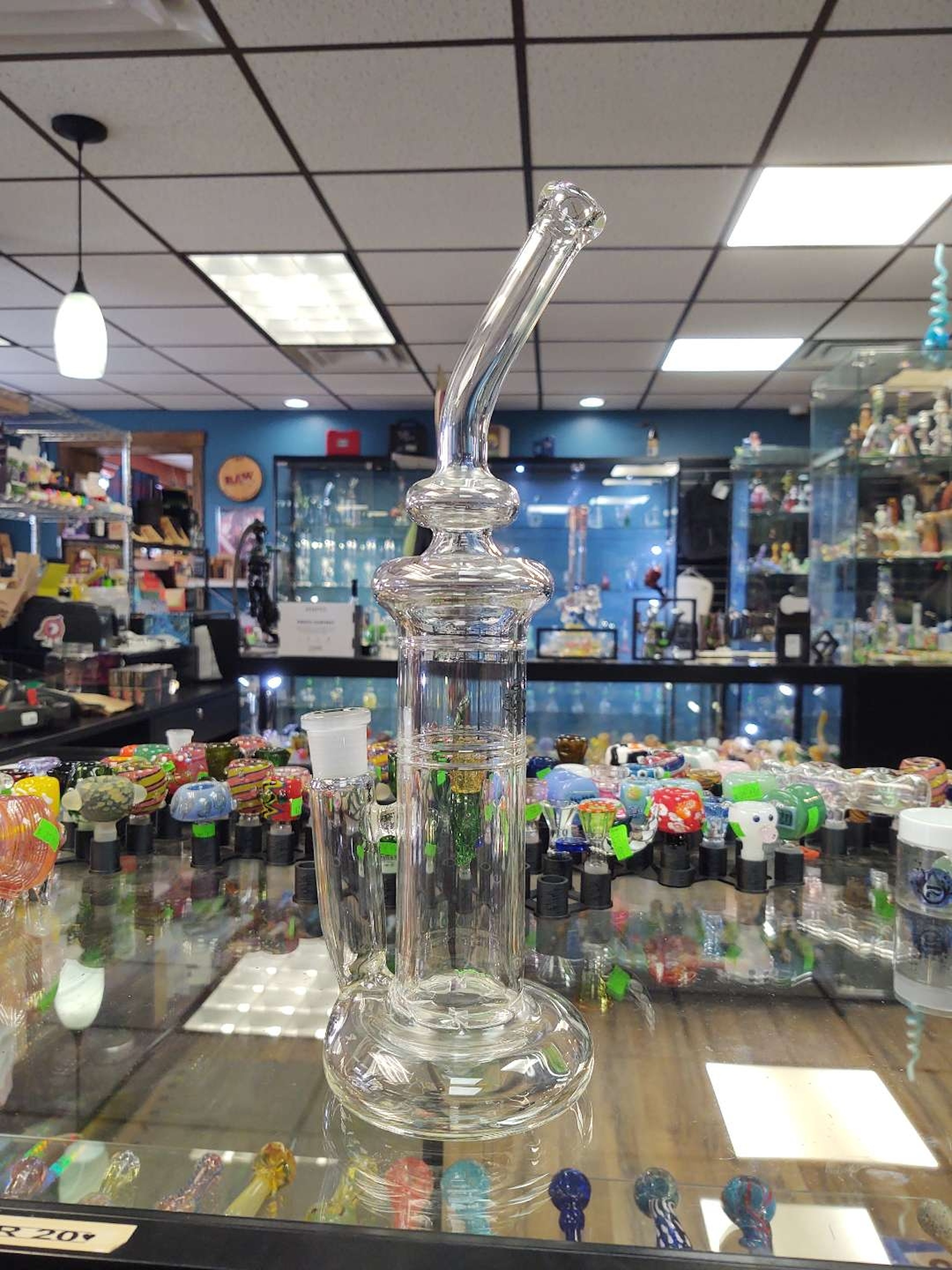 Preview pic of Chauncey Glass 18mm Tornado Spinner 🌪️