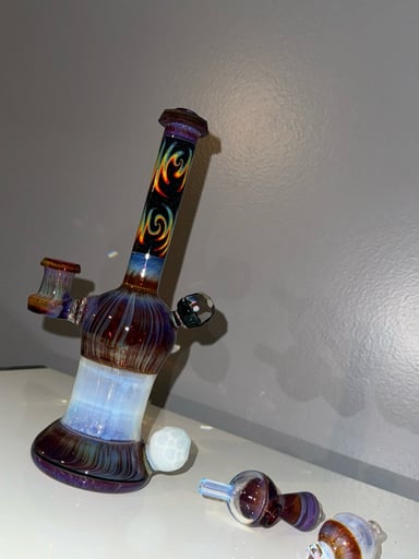 Preview pic of Knappy Glass Faceted Mini Tube