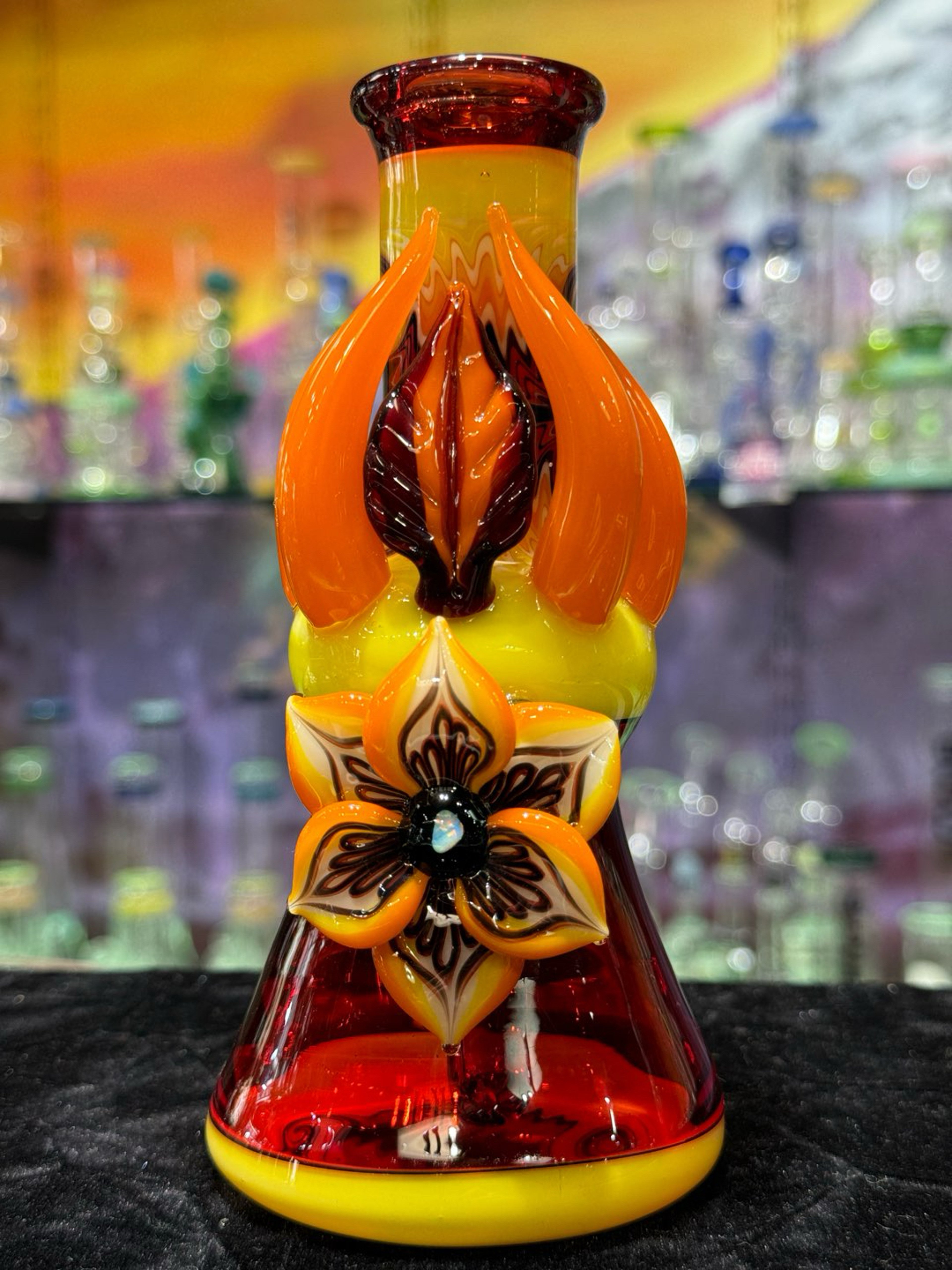 Preview pic of Autumn Mini Tube by Blossom Glass