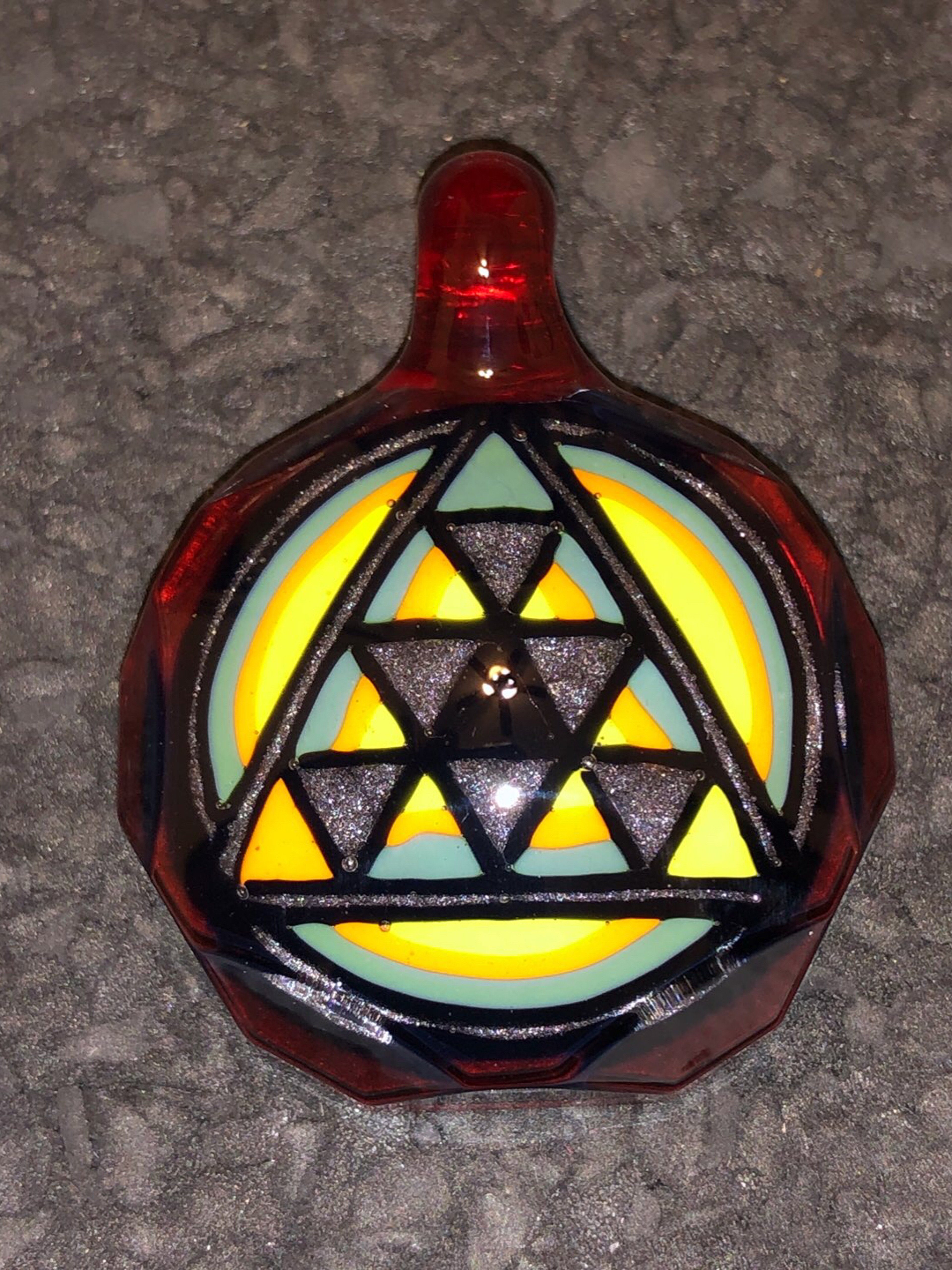 Faceted Sacred Geo Pendant image 0