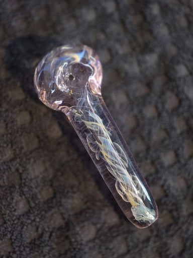 Preview pic of Hefty fumed pink spoon