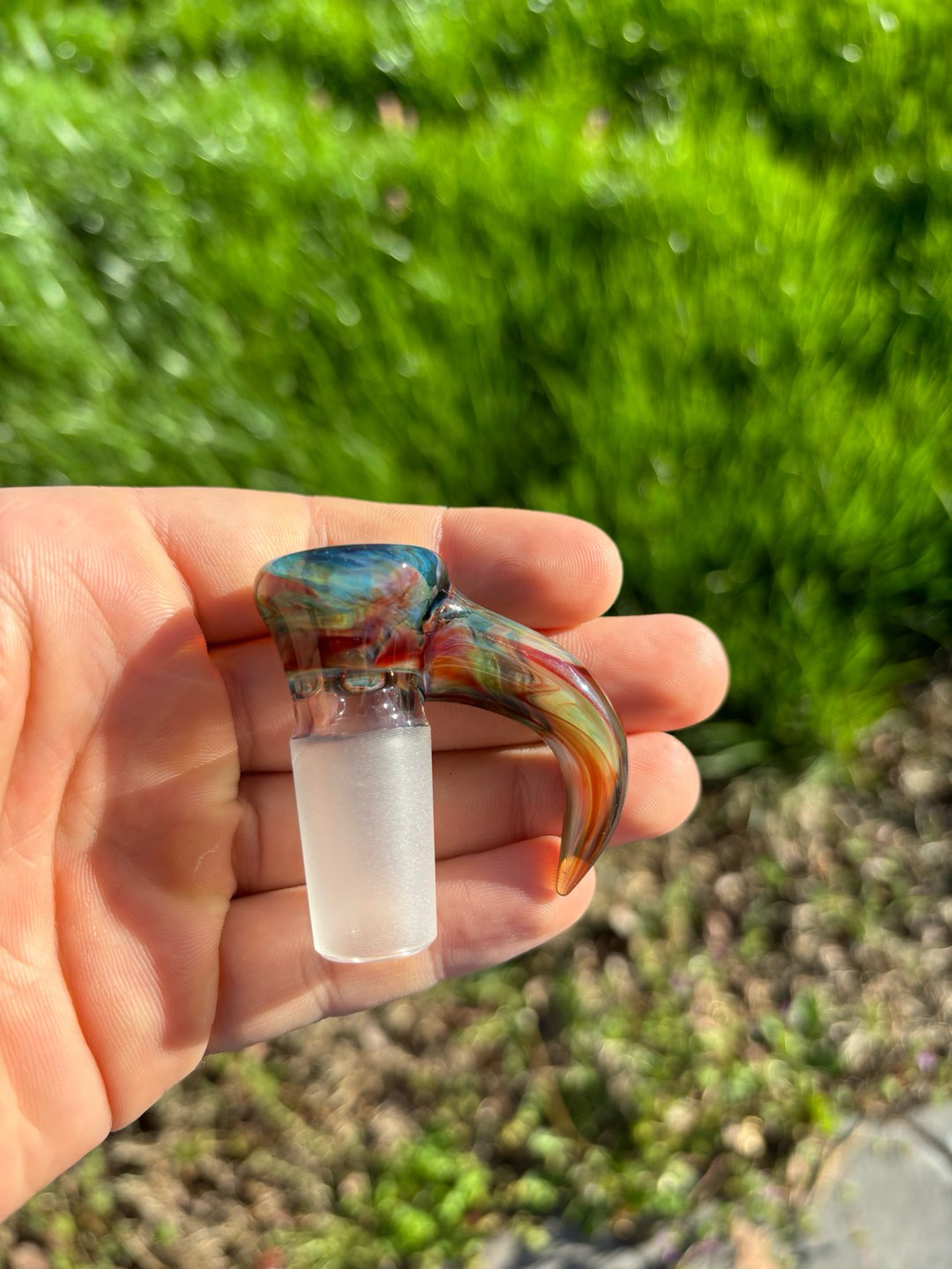 Preview pic of Unique color mix Papa P glass