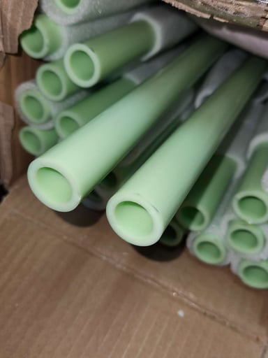 Preview pic of Milky Green Tubing 25x4