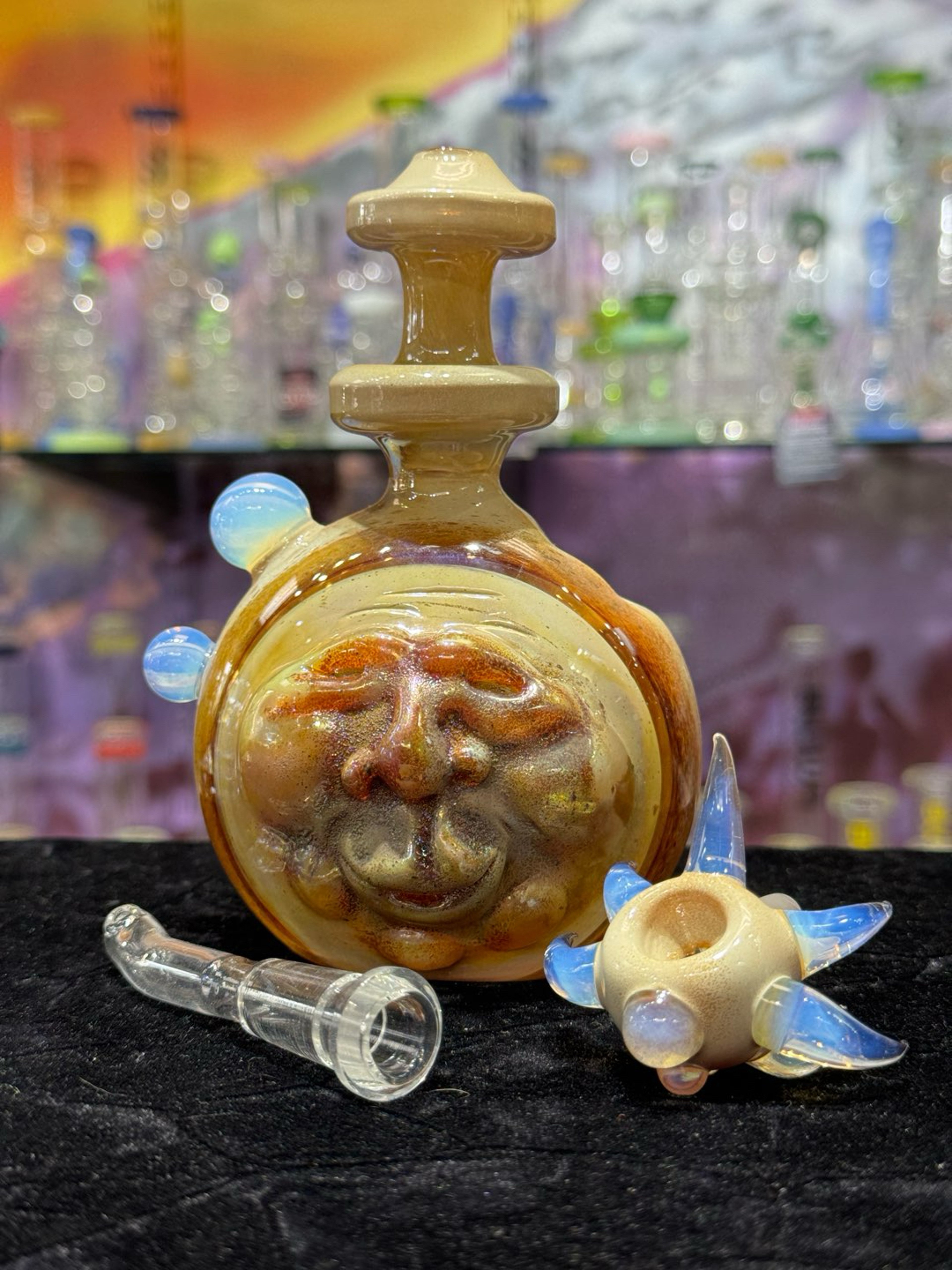 Preview pic of Moon Flask Bubbler from Ryan Bearclaw