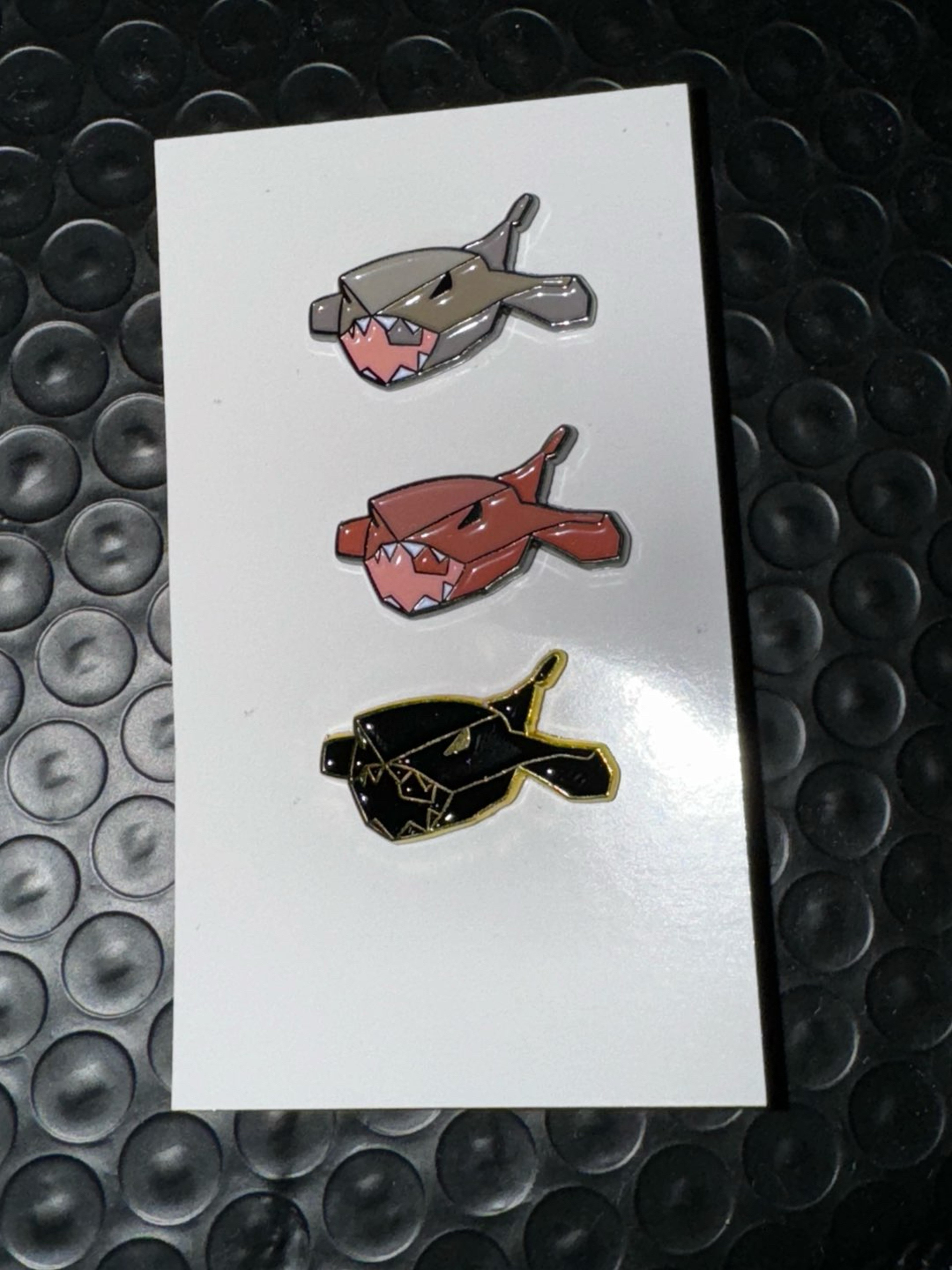 Preview pic of Monkfish OSRS hat pin set/ RuneScape enamel pin set