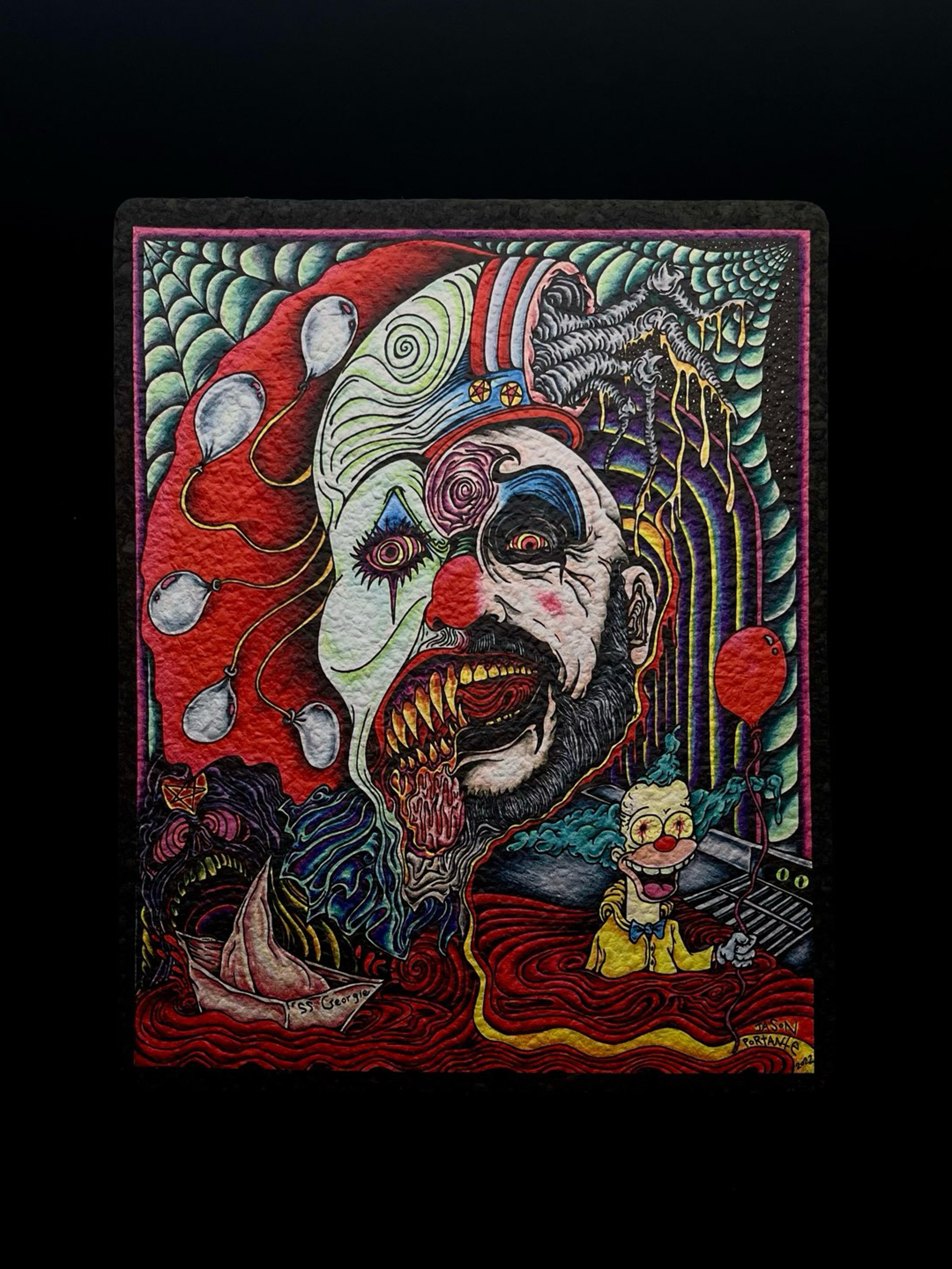 Preview pic of le100 Horror 12” Mat by Moodmats x Jason Portante