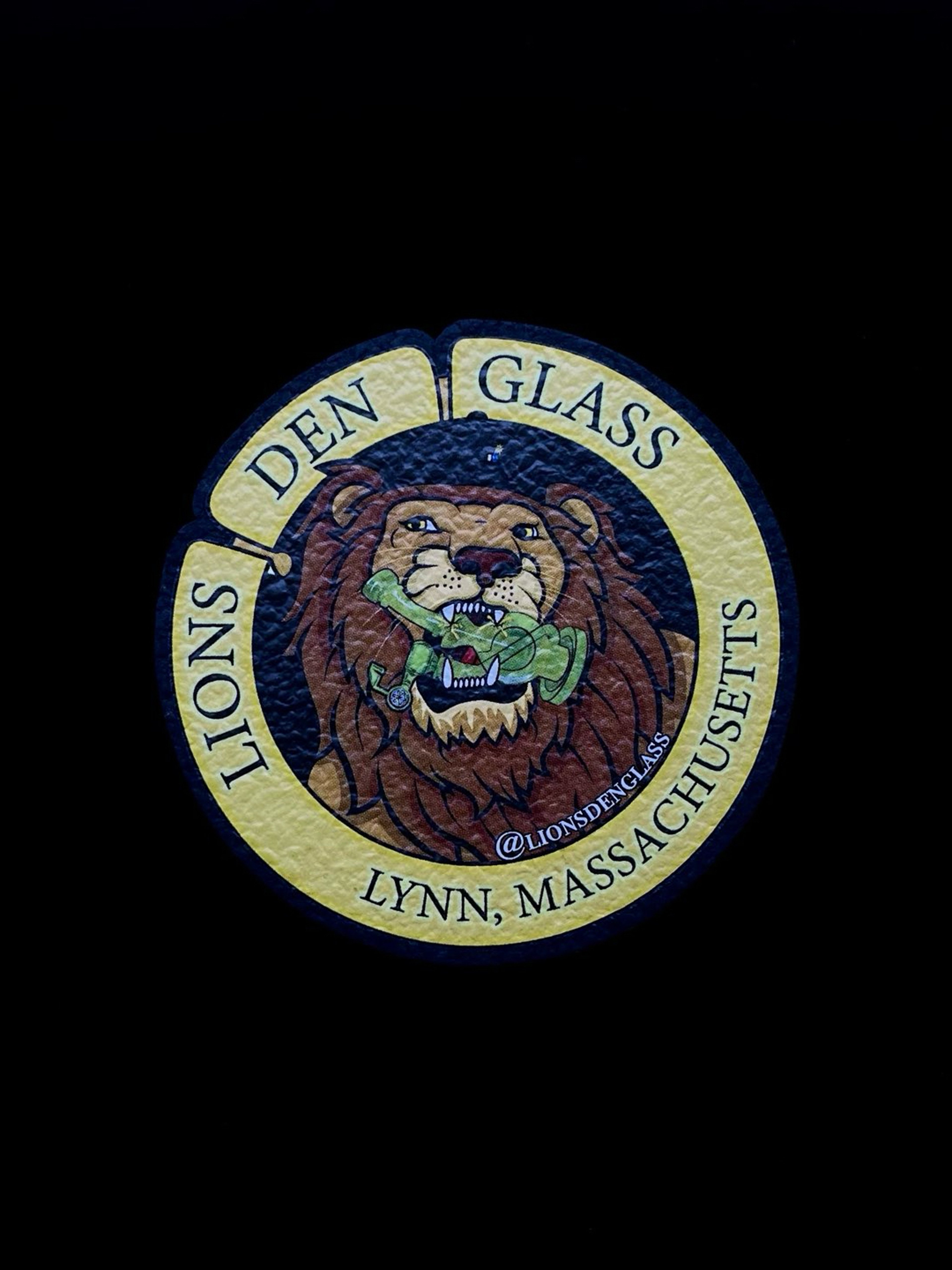 Preview pic of Lions Den Smoke Shop 6” Circle Mat by Moodmats