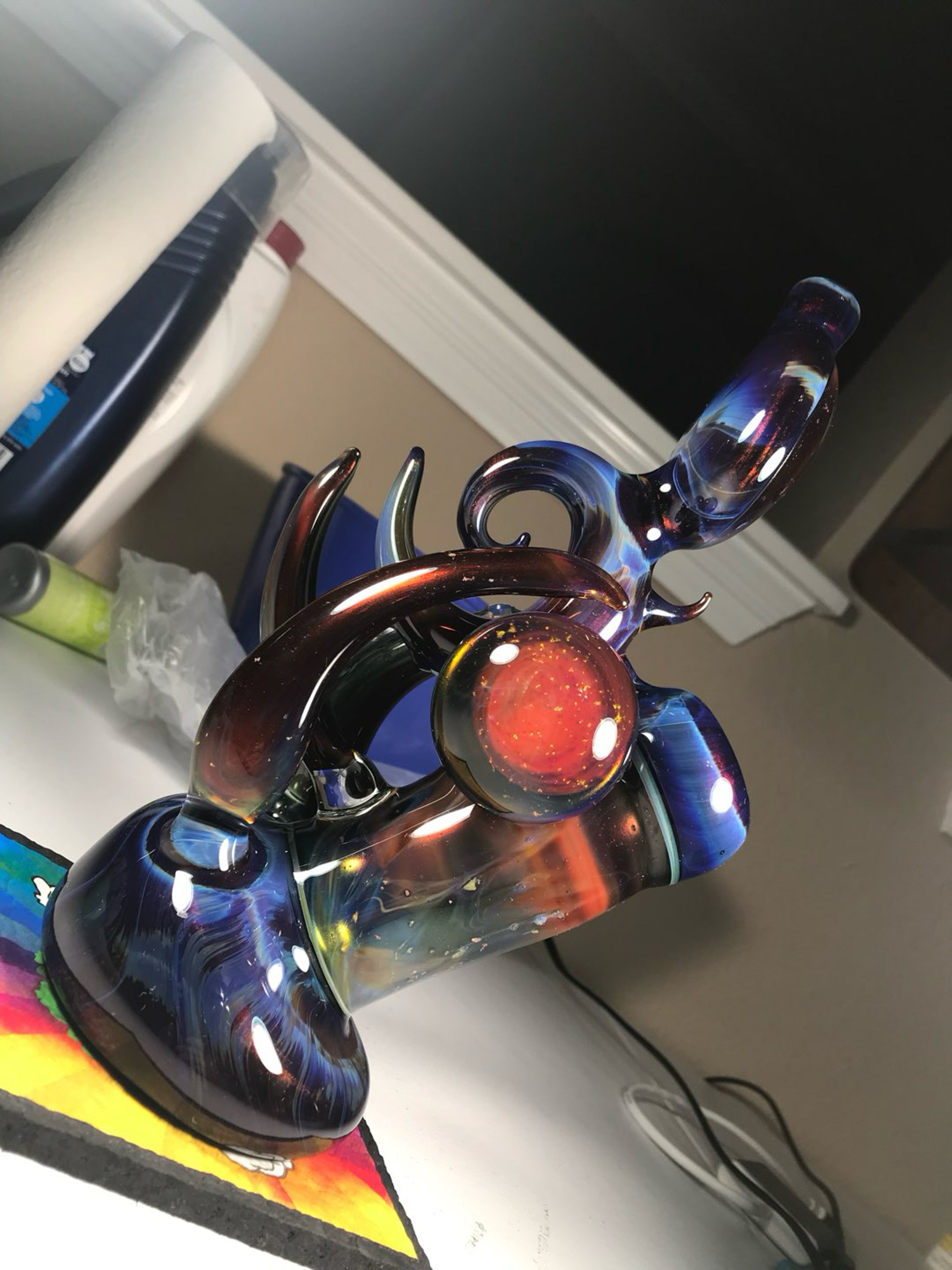 Preview pic of Berzerker Glass Snorkel bubbler