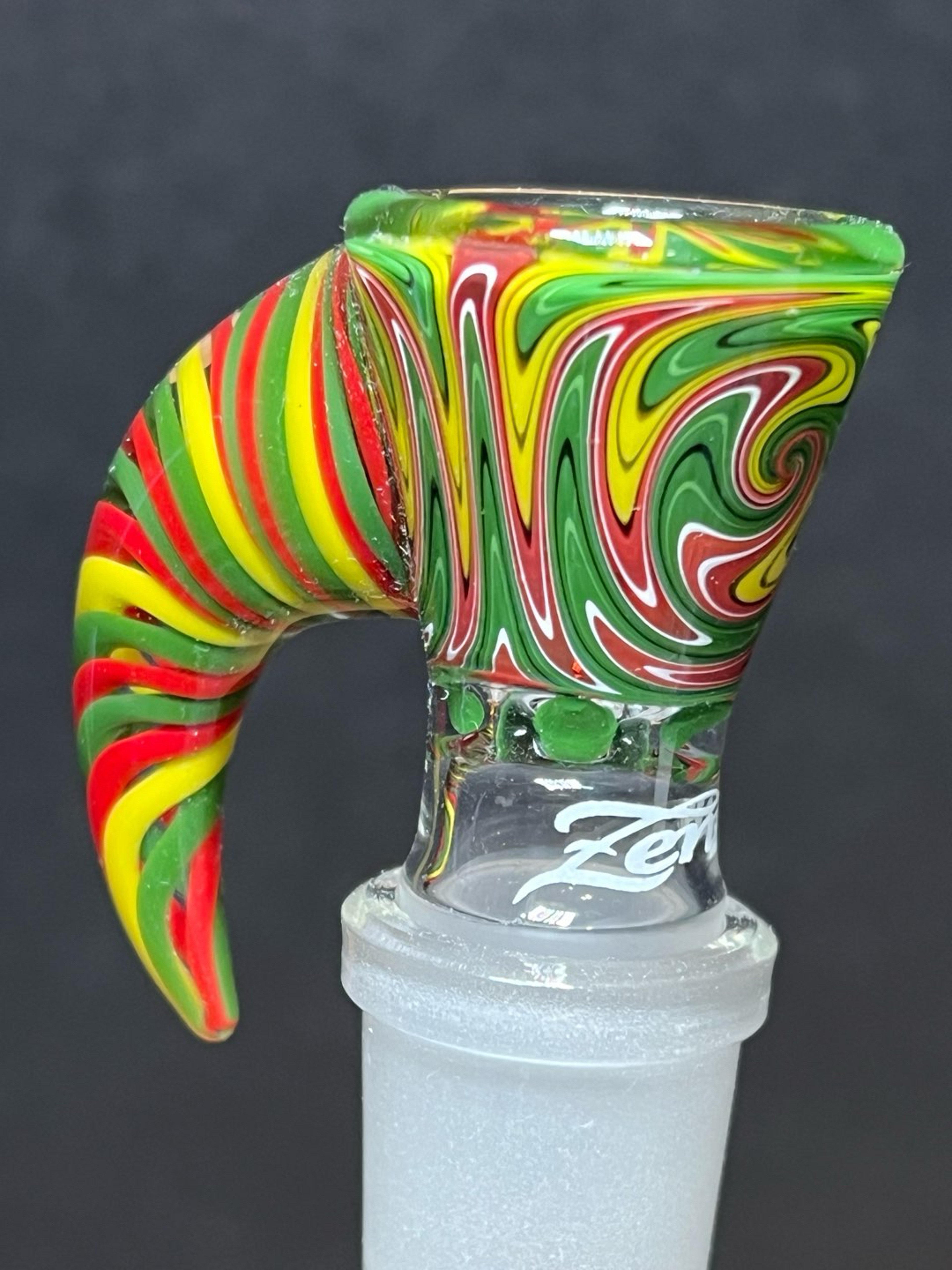 Preview pic of Zenit 18mm 4 hole slide Rasta color New