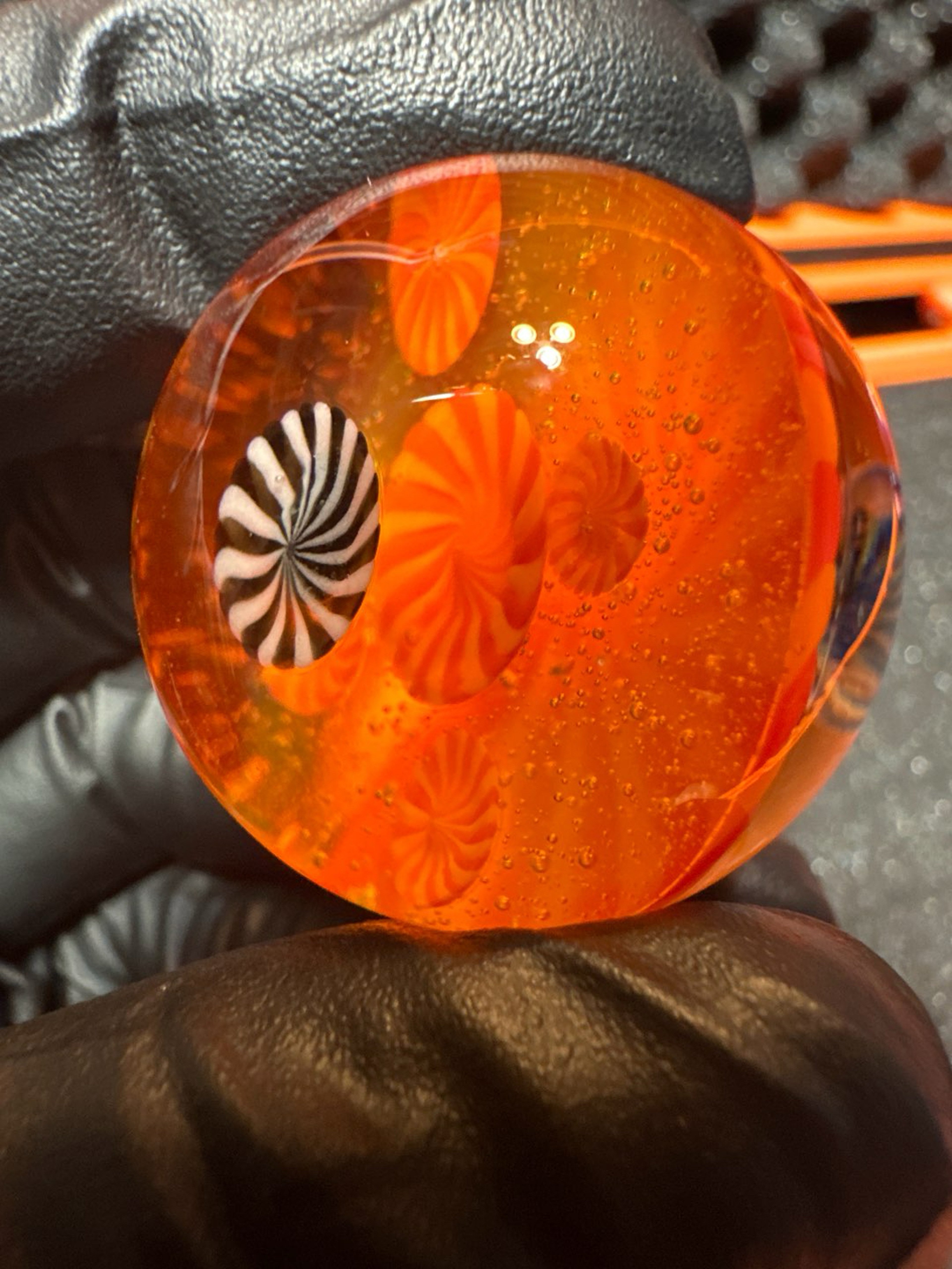 Preview pic of Spaceman marble (tiny tool mark) last picture