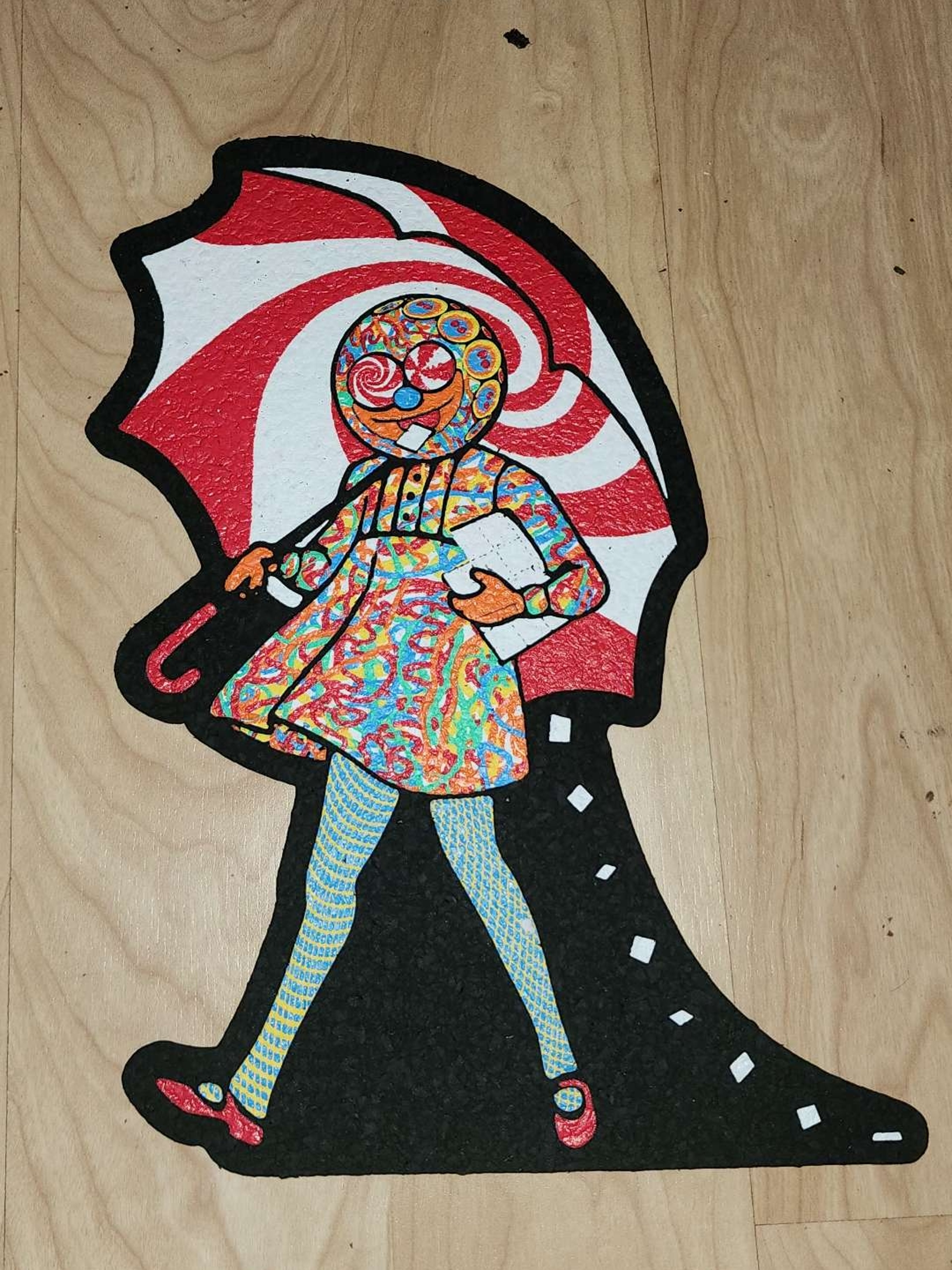 Preview pic of Slinger x Original Gongster "Acid Eater" Moodmat
