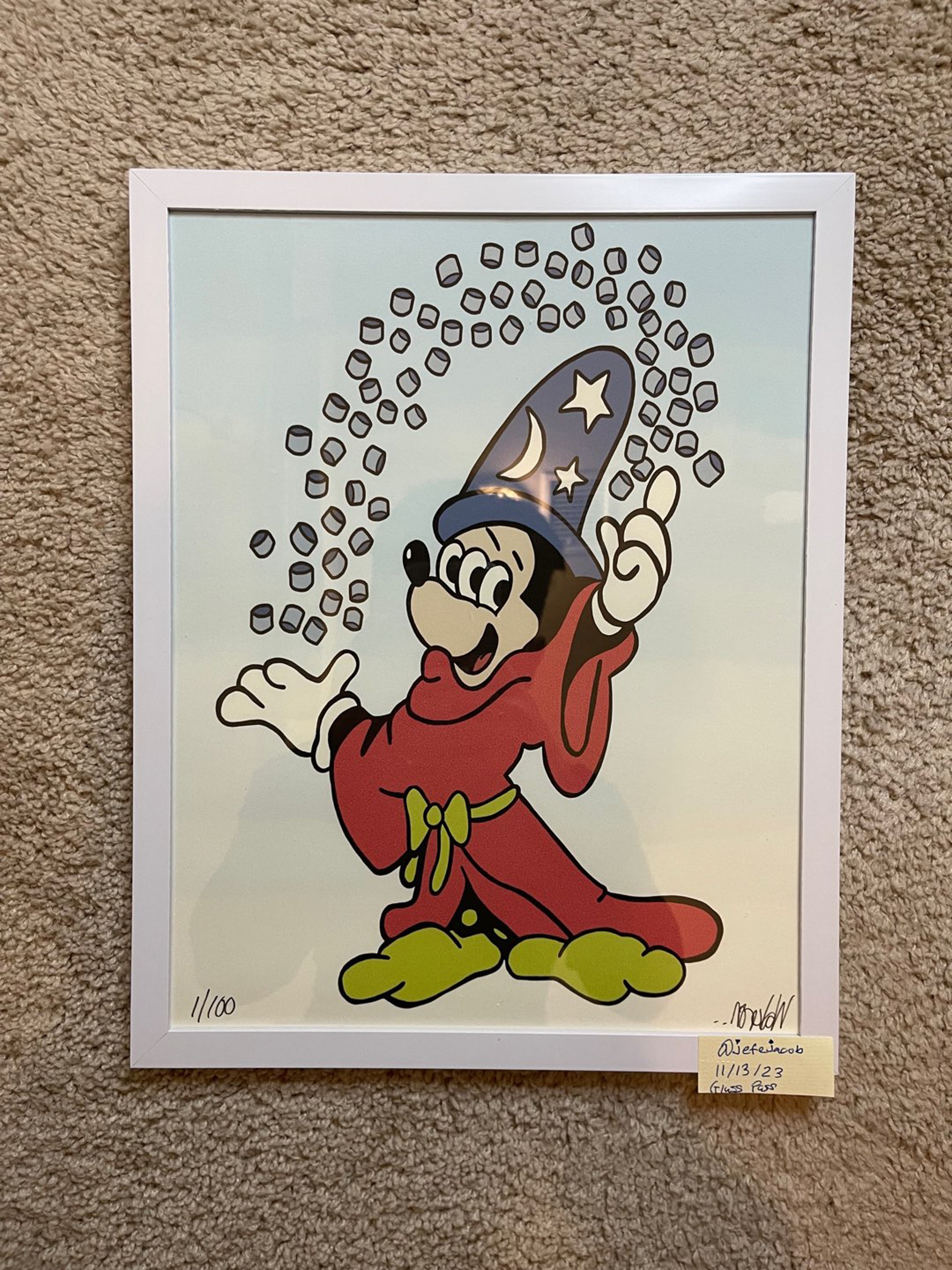 Preview pic of Lot Comedy Wookerson “Blue Moon Sorcerer” Prints