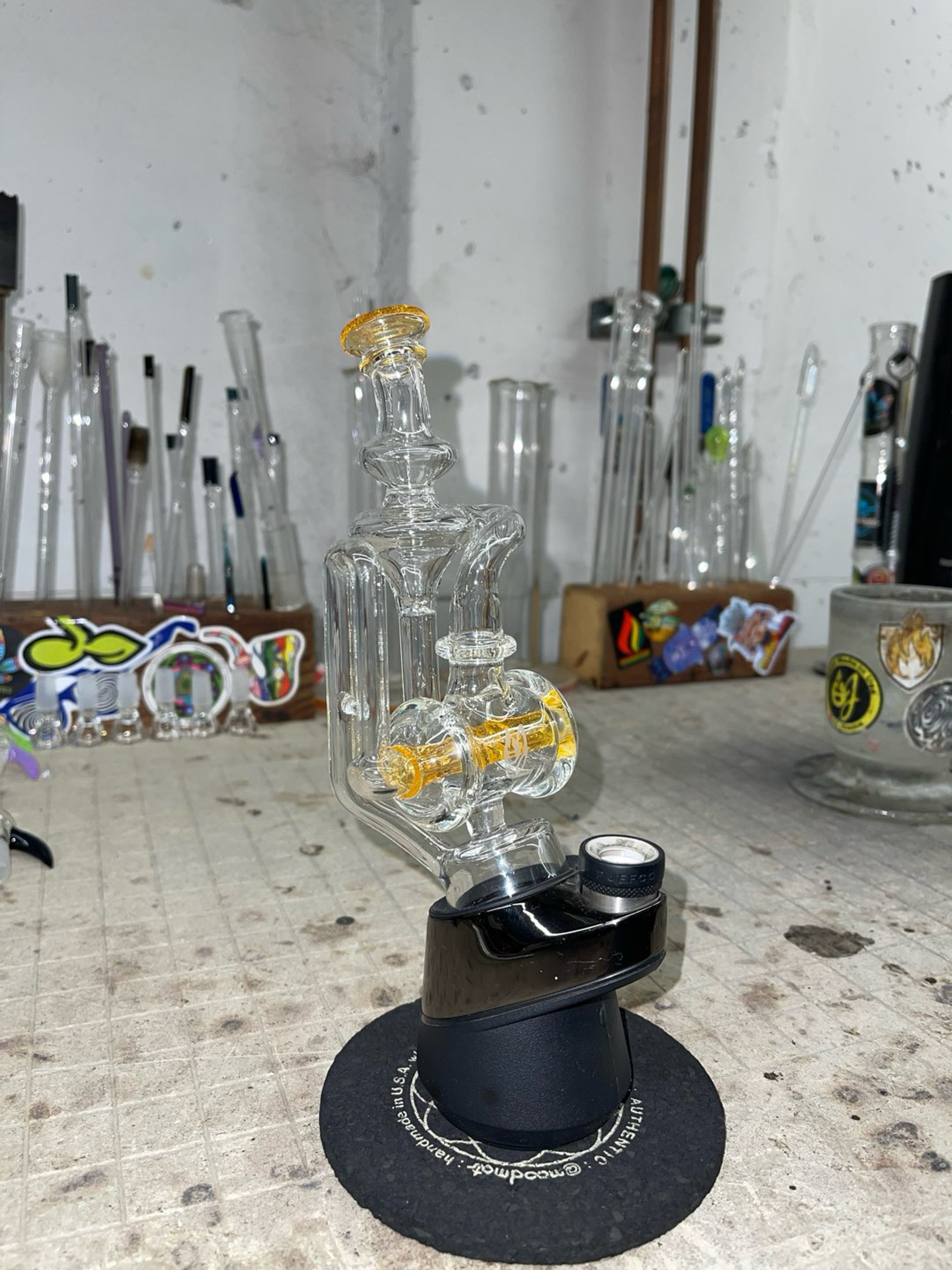 Preview pic of Recycler Puffco attachment serps cfl color(serum and terps) device not included