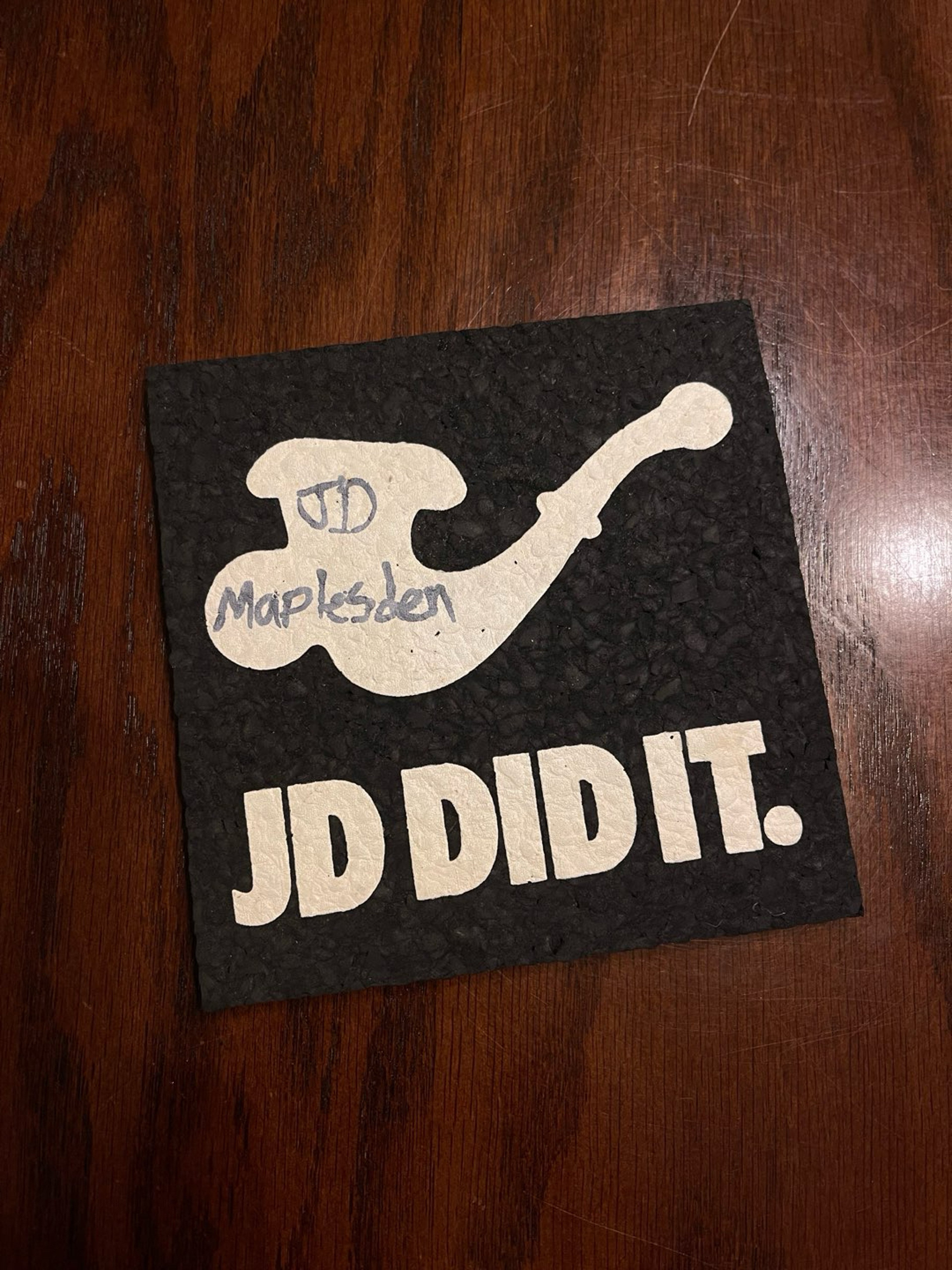 Preview pic of Signed JD Maplesden Mood Mat