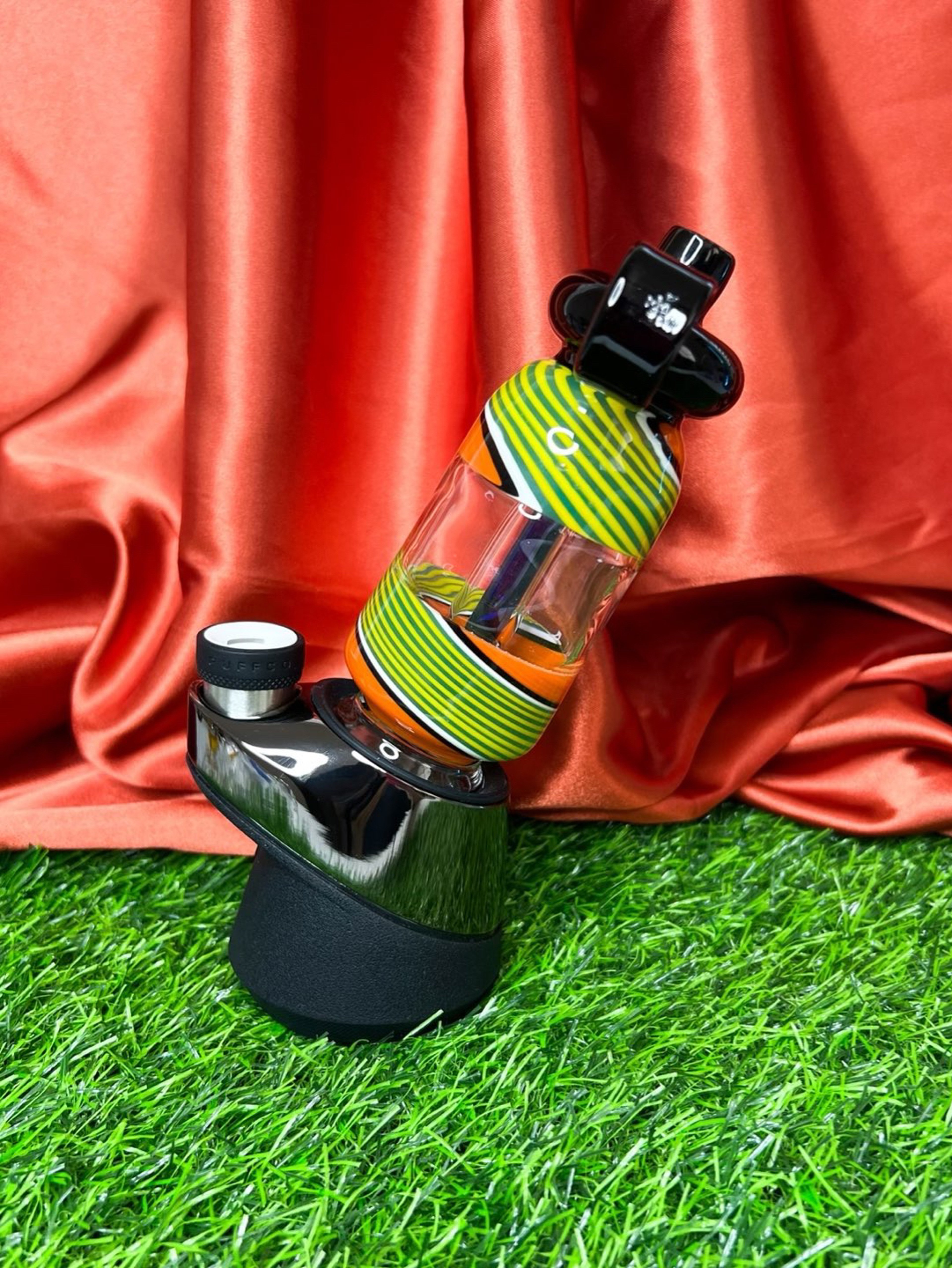 Preview pic of Green Orange Water Bottle Puffco Glass
