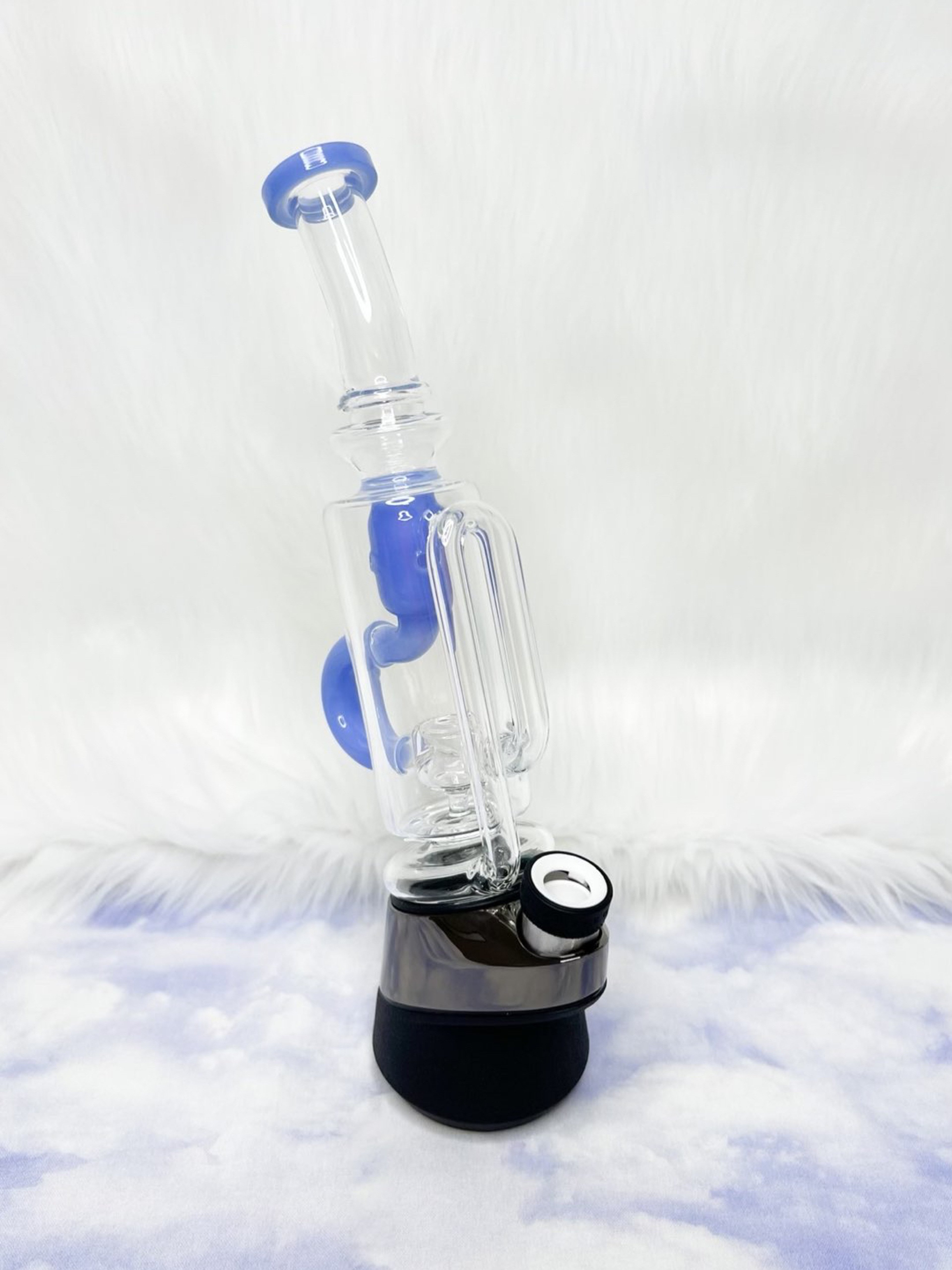 Preview pic of Milky Blue Puffco Peak/Pro Glass Replacement