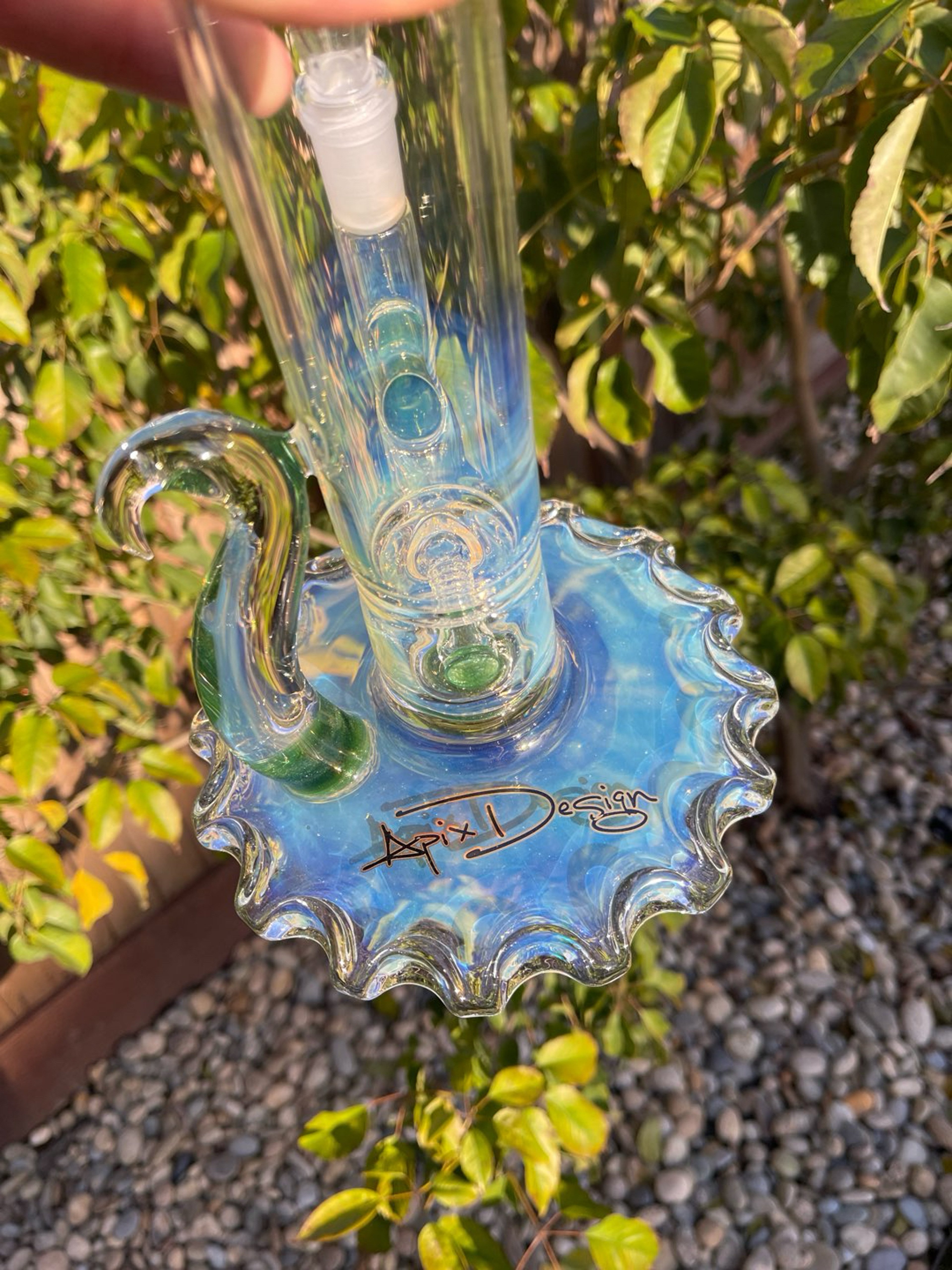 Preview pic of ApixDesign Tropical Green/Green Stardust Fumed Stemline