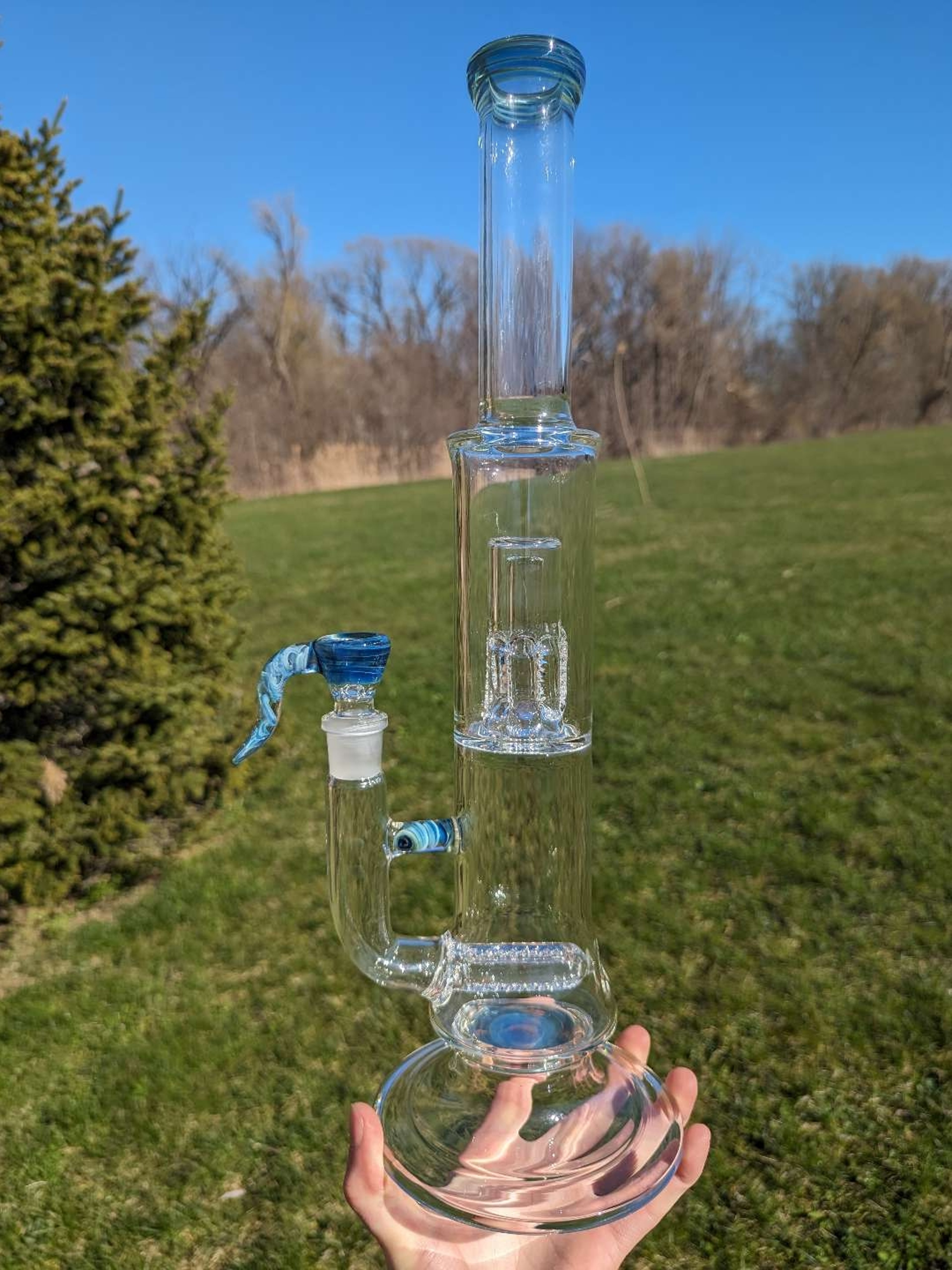 Preview pic of Fire Within Glass Dual Perc Straight Tube