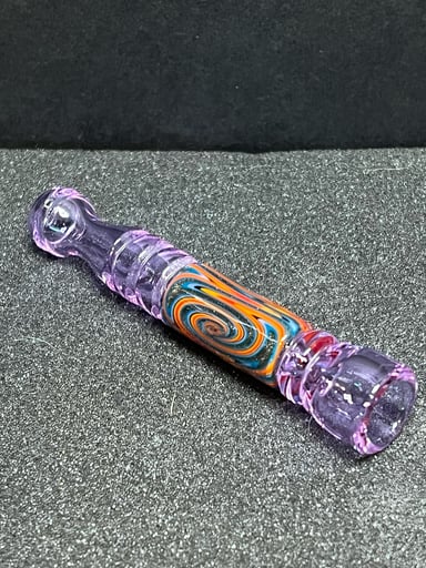 Preview pic of PAJay Glass Chillum Trans Purple
