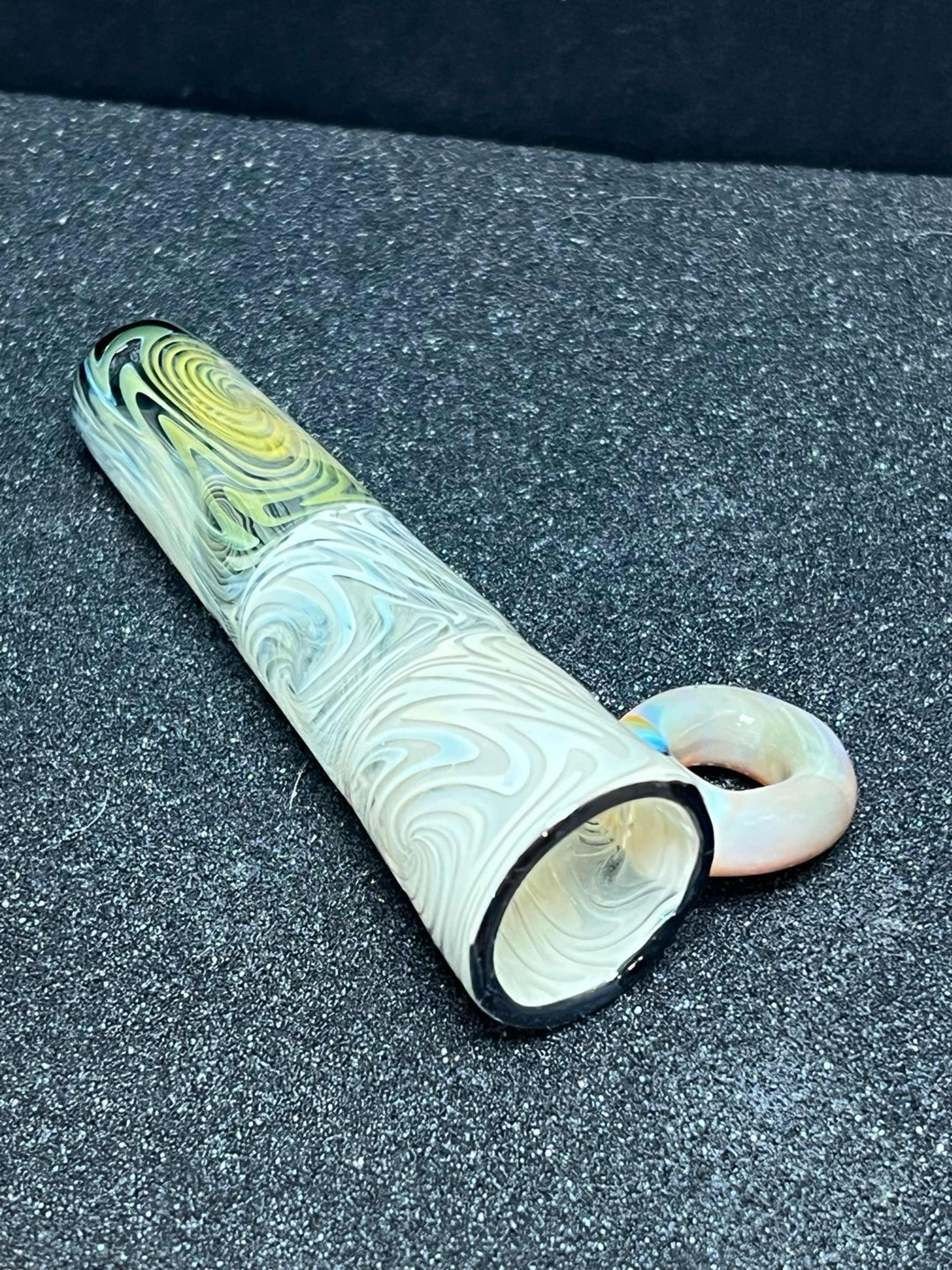 Preview pic of PSI Glass Chillum Fummed 4 Hole Screen