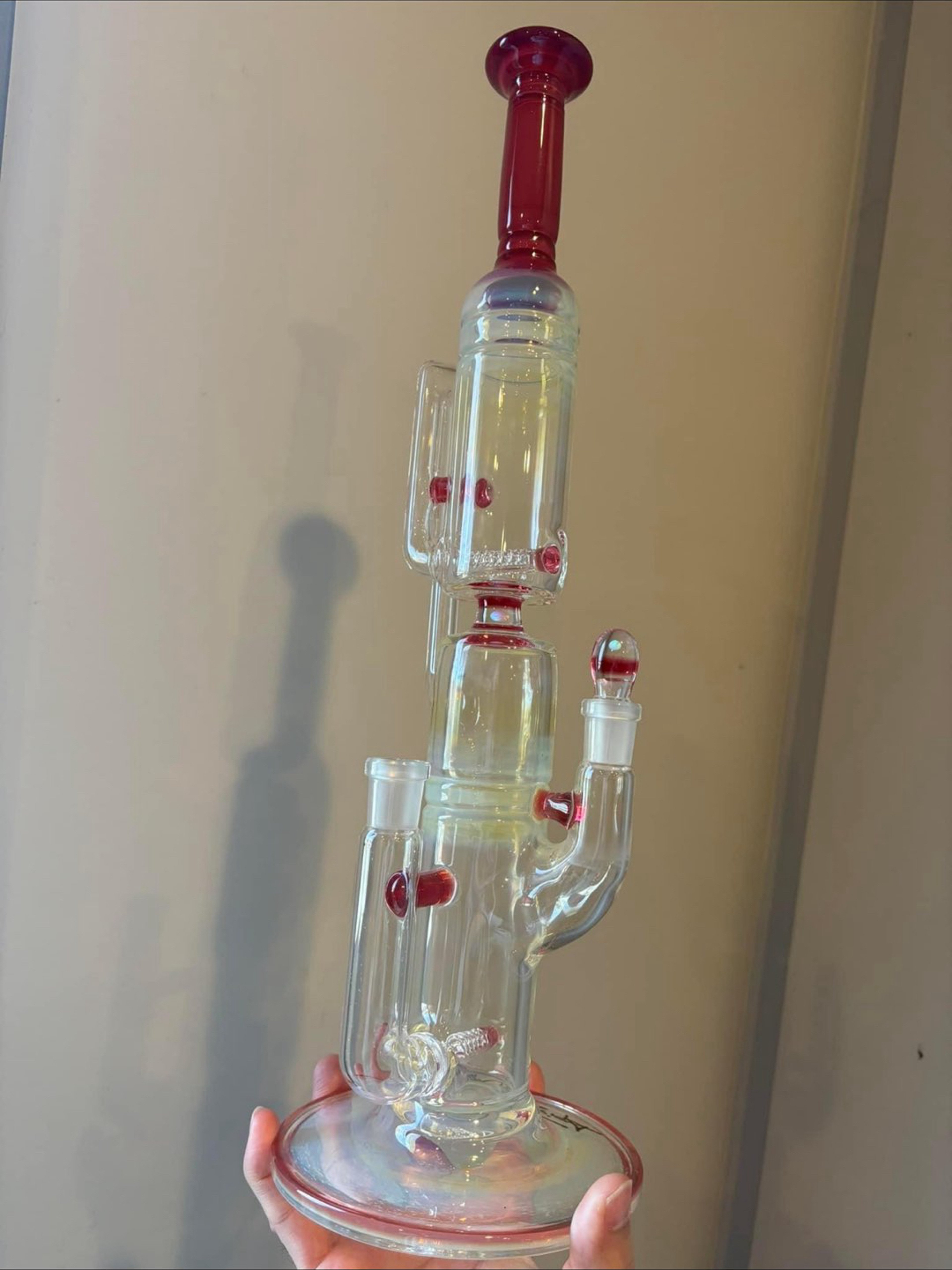 Preview pic of Apix Design silver fumed double jointed double chamber tube